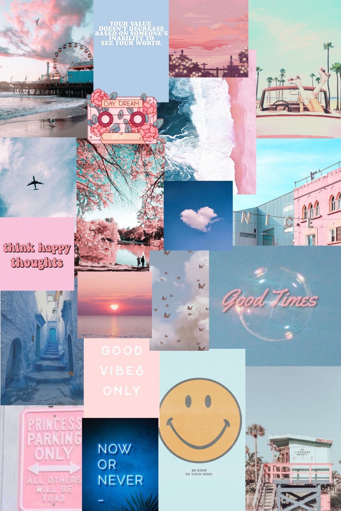 Pink Aesthetic Collage Wallpapers