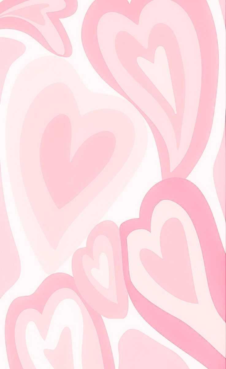 Pink Aesthetic Hearts Wallpapers