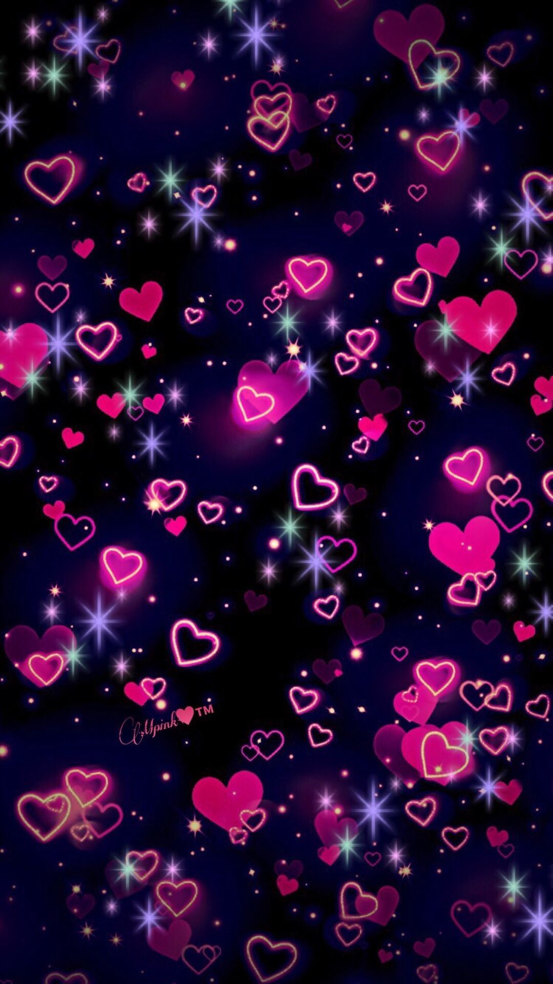 Pink Aesthetic Hearts Wallpapers