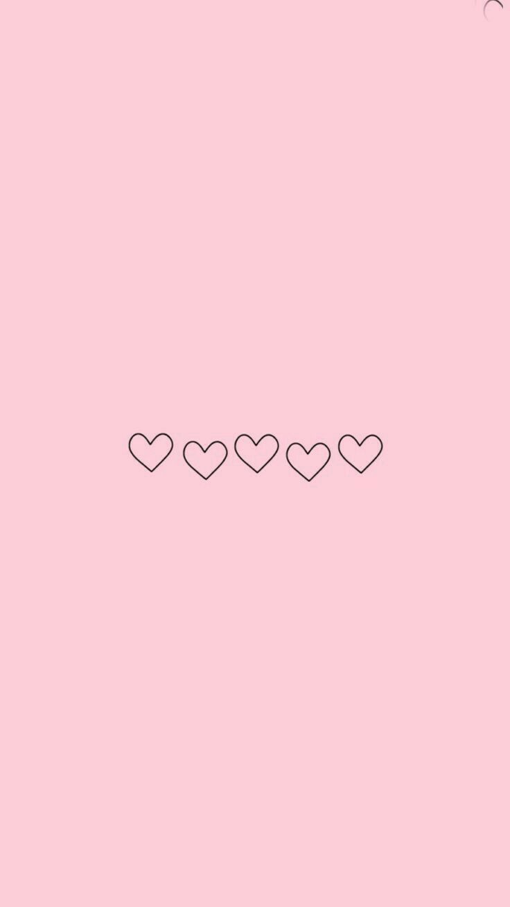 Pink Aesthetic Hearts Wallpapers