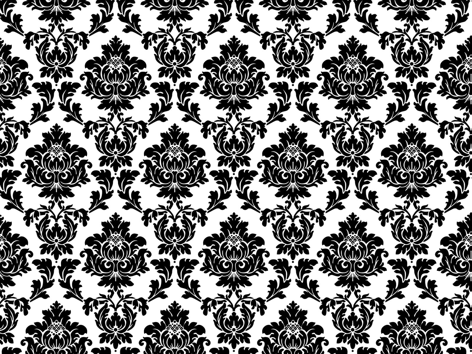 Pink And Black Damask Wallpapers