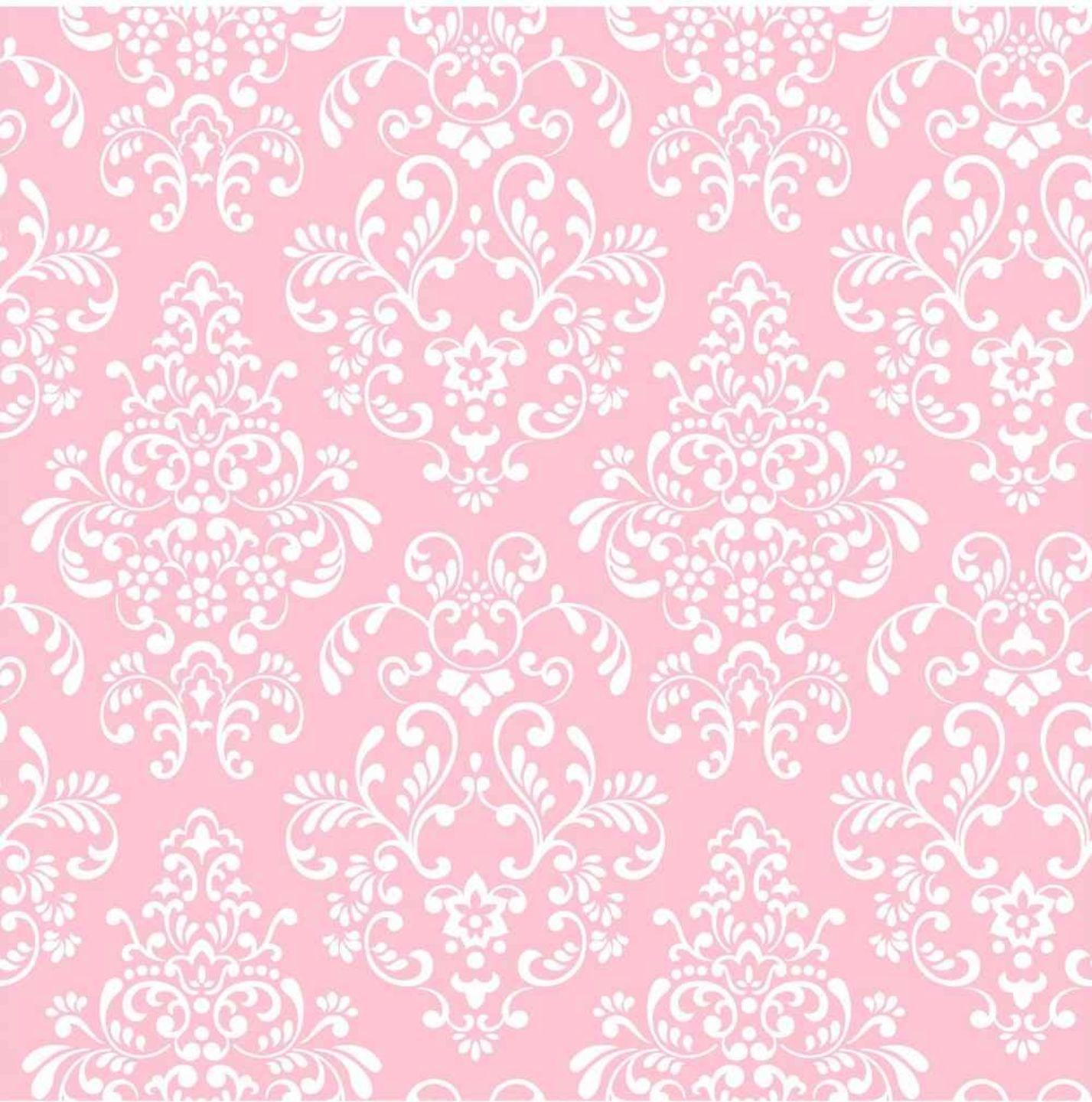 Pink And Black Damask Wallpapers