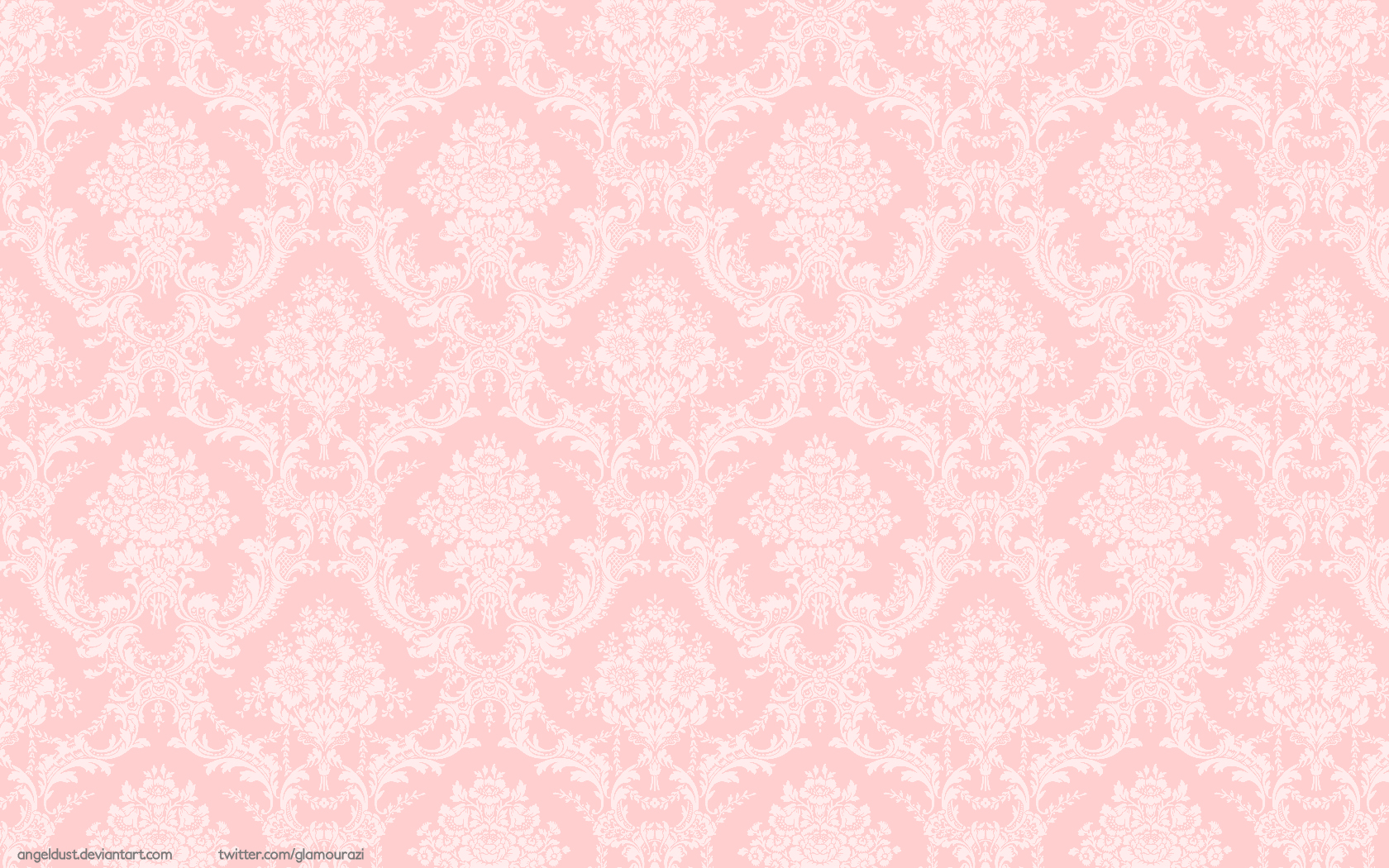 Pink And Black Damask Wallpapers