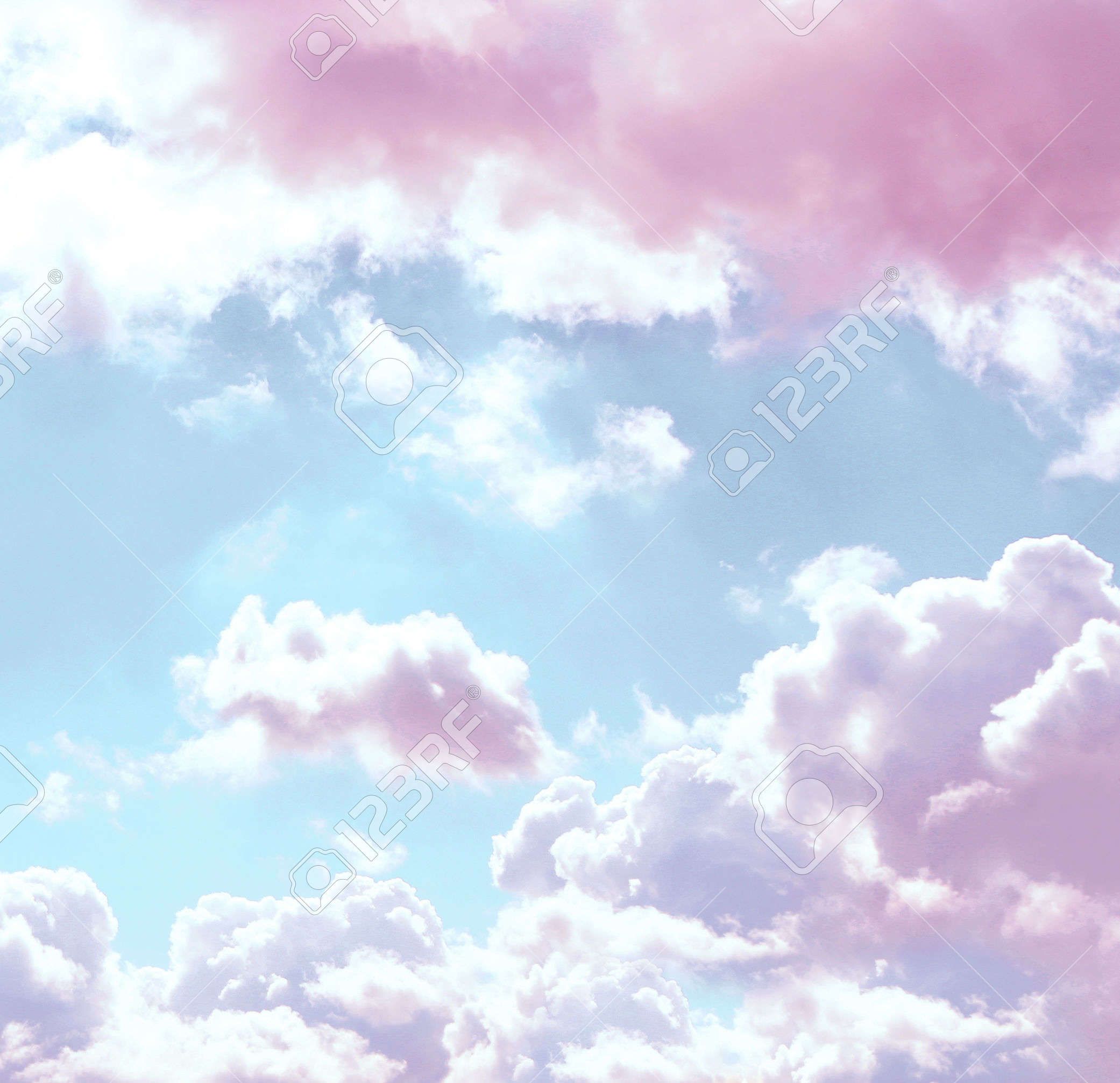 Pink And Blue Clouds Wallpapers