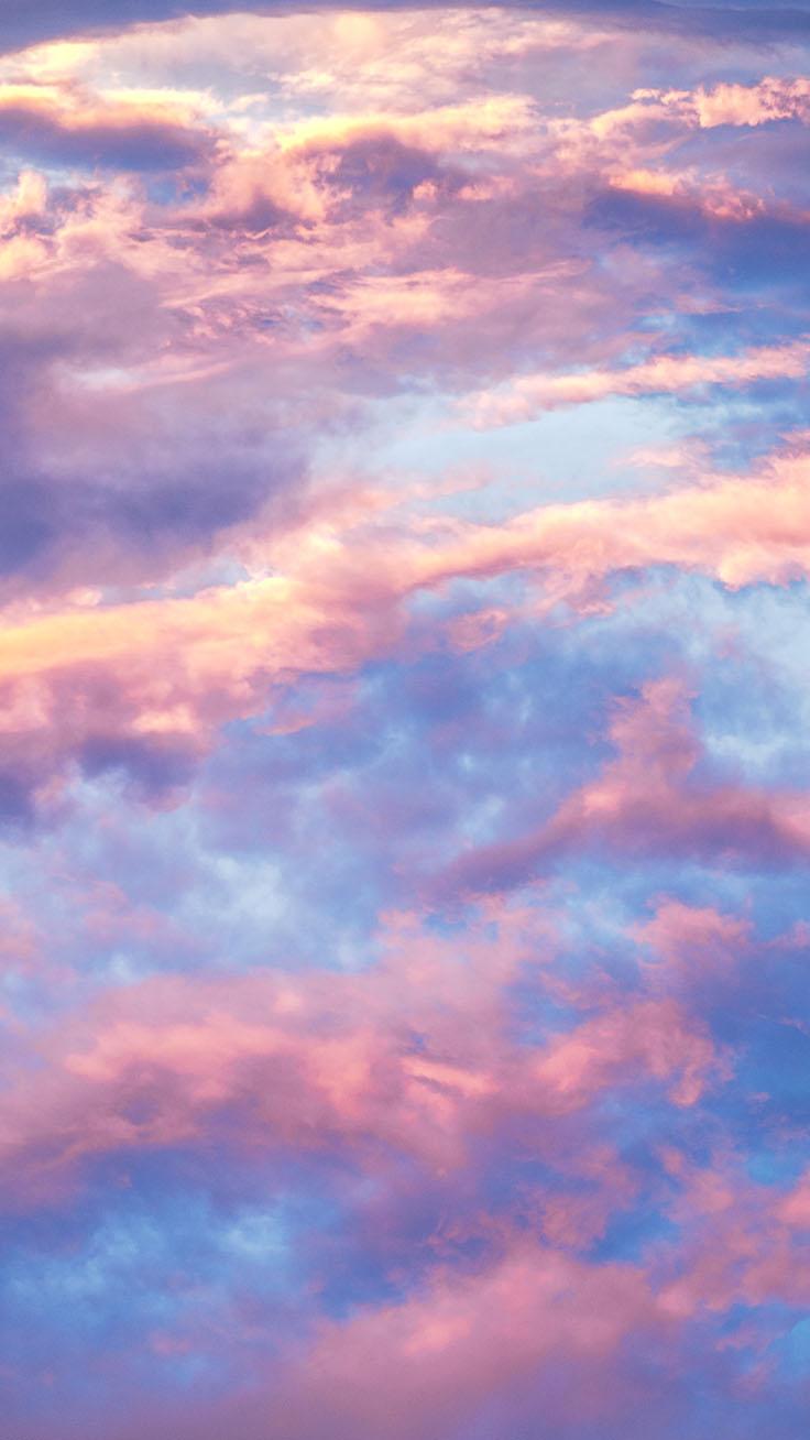 Pink And Blue Clouds Wallpapers