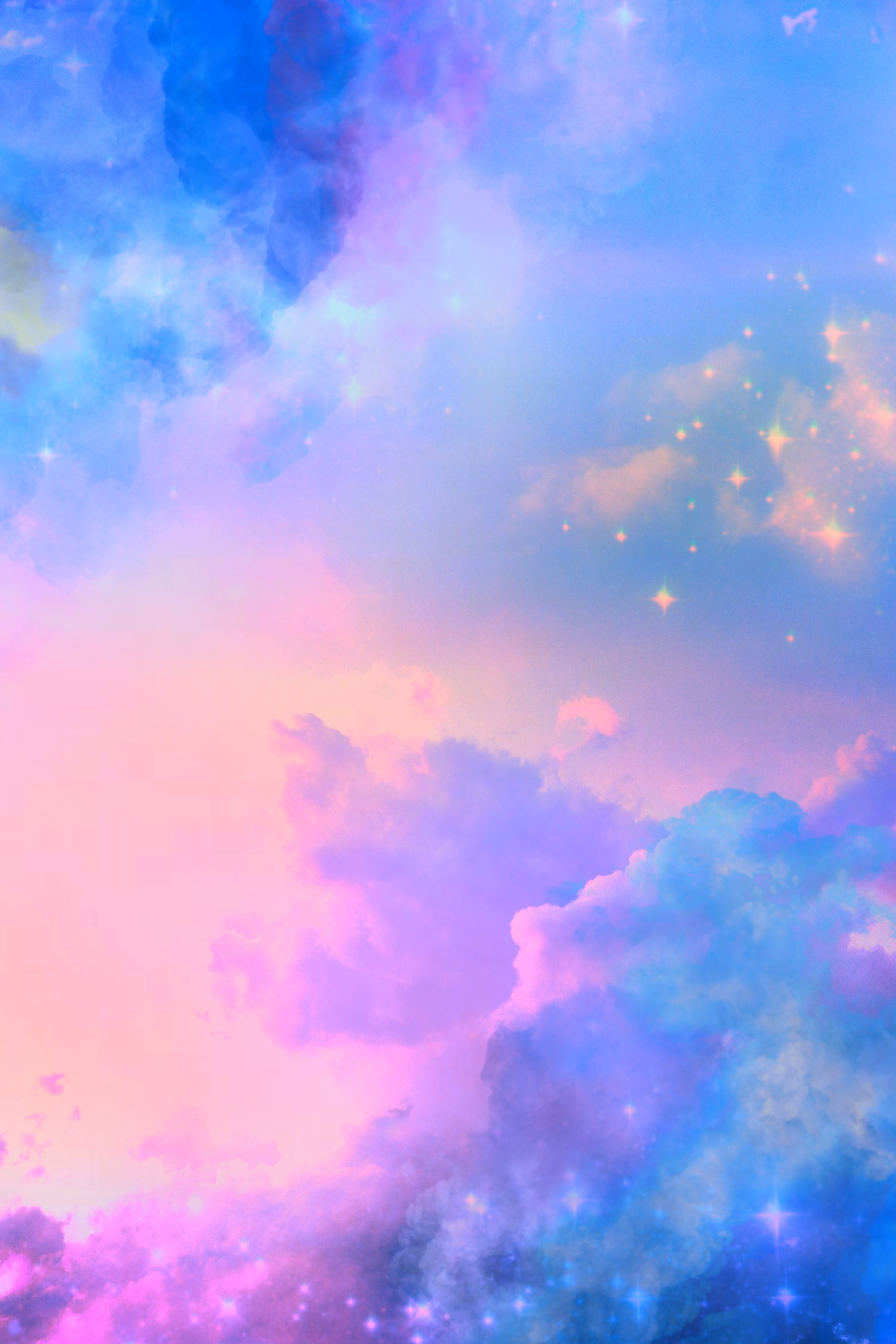 Pink And Blue Clouds Wallpapers