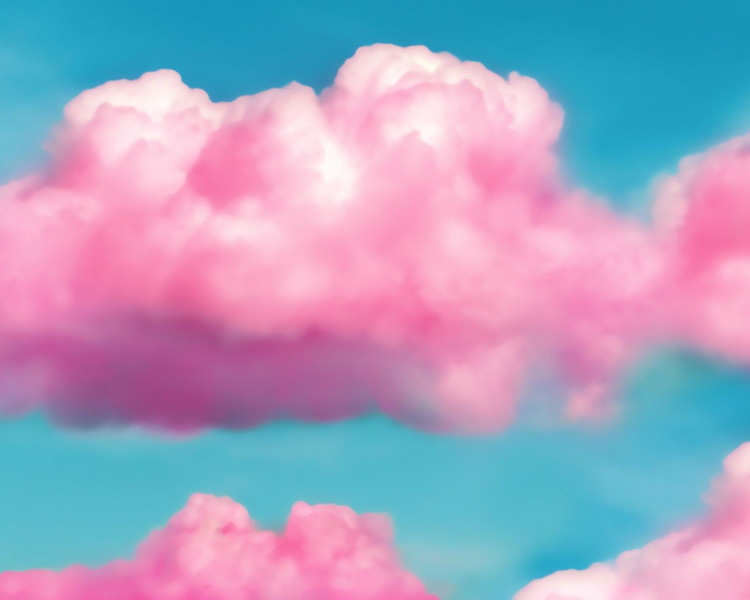 Pink And Blue Clouds Wallpapers