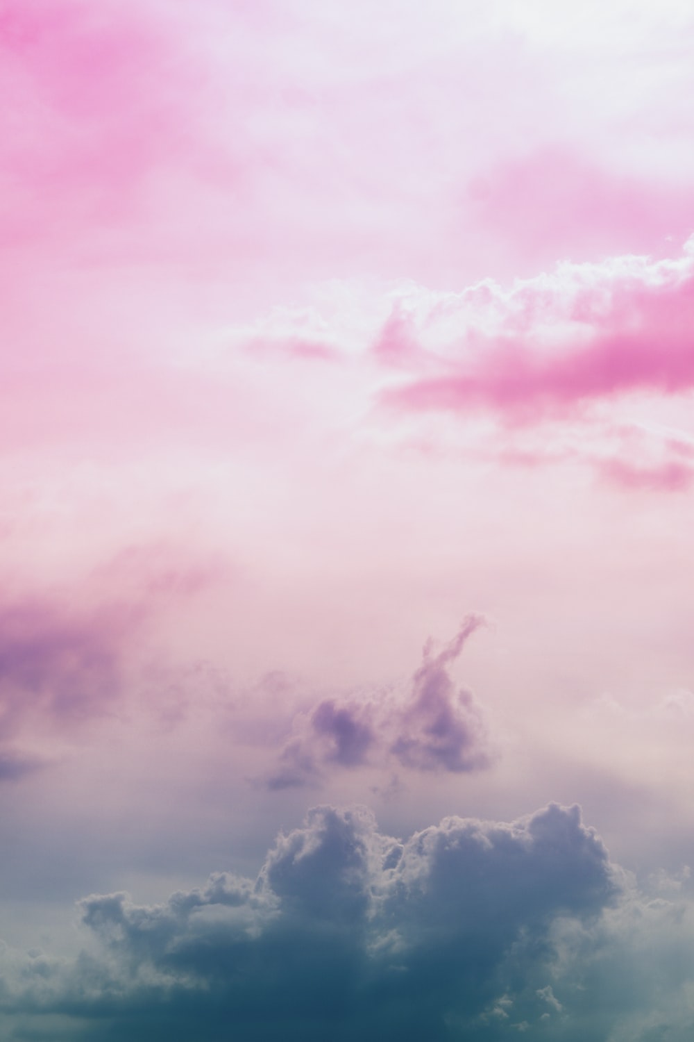 Pink And Blue Clouds Wallpapers