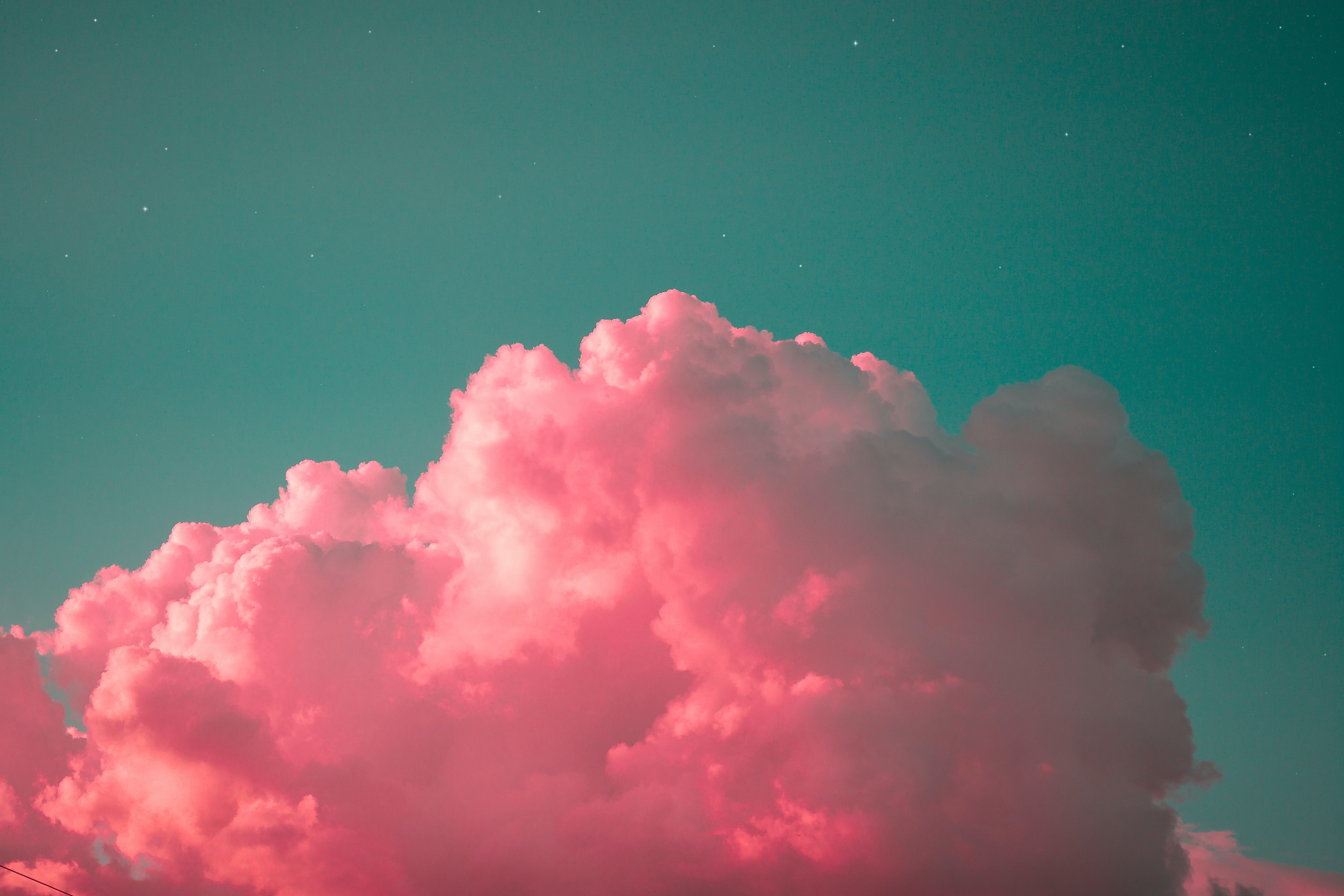 Pink And Blue Clouds Wallpapers