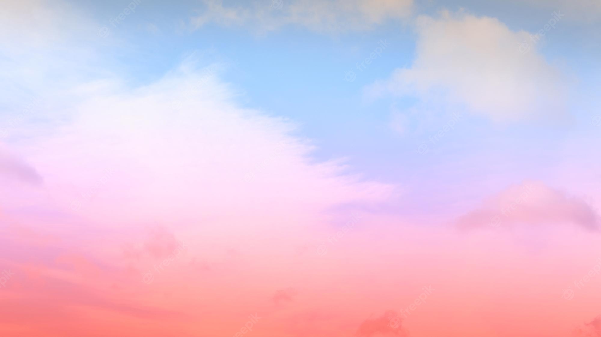 Pink And Blue Clouds Wallpapers