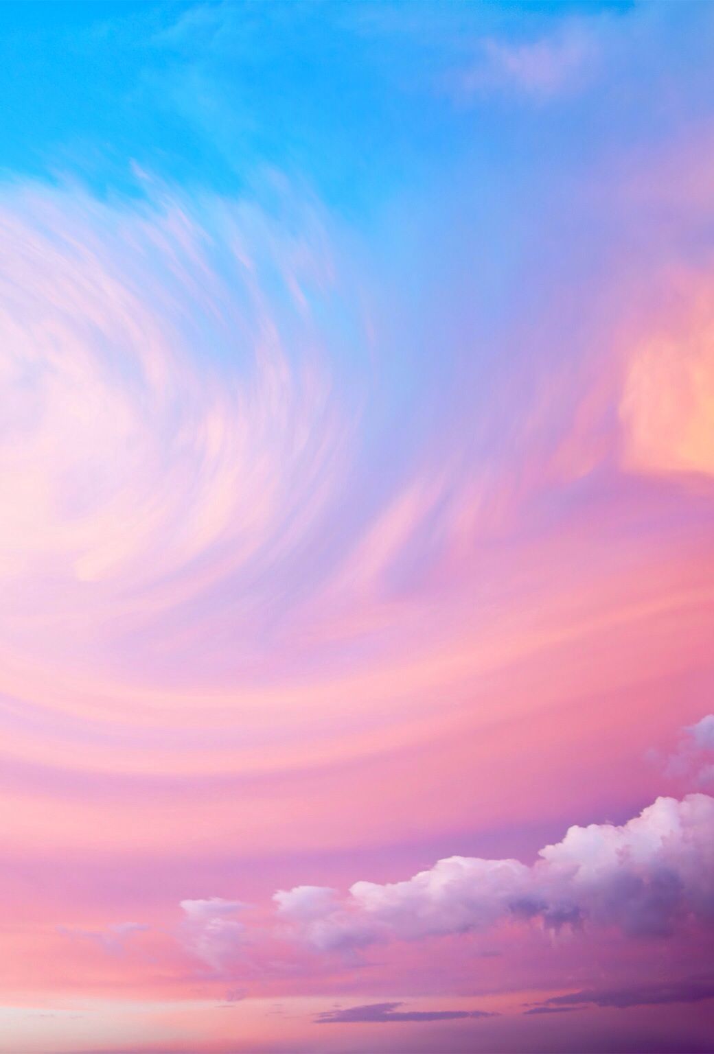 Pink And Blue Clouds Wallpapers