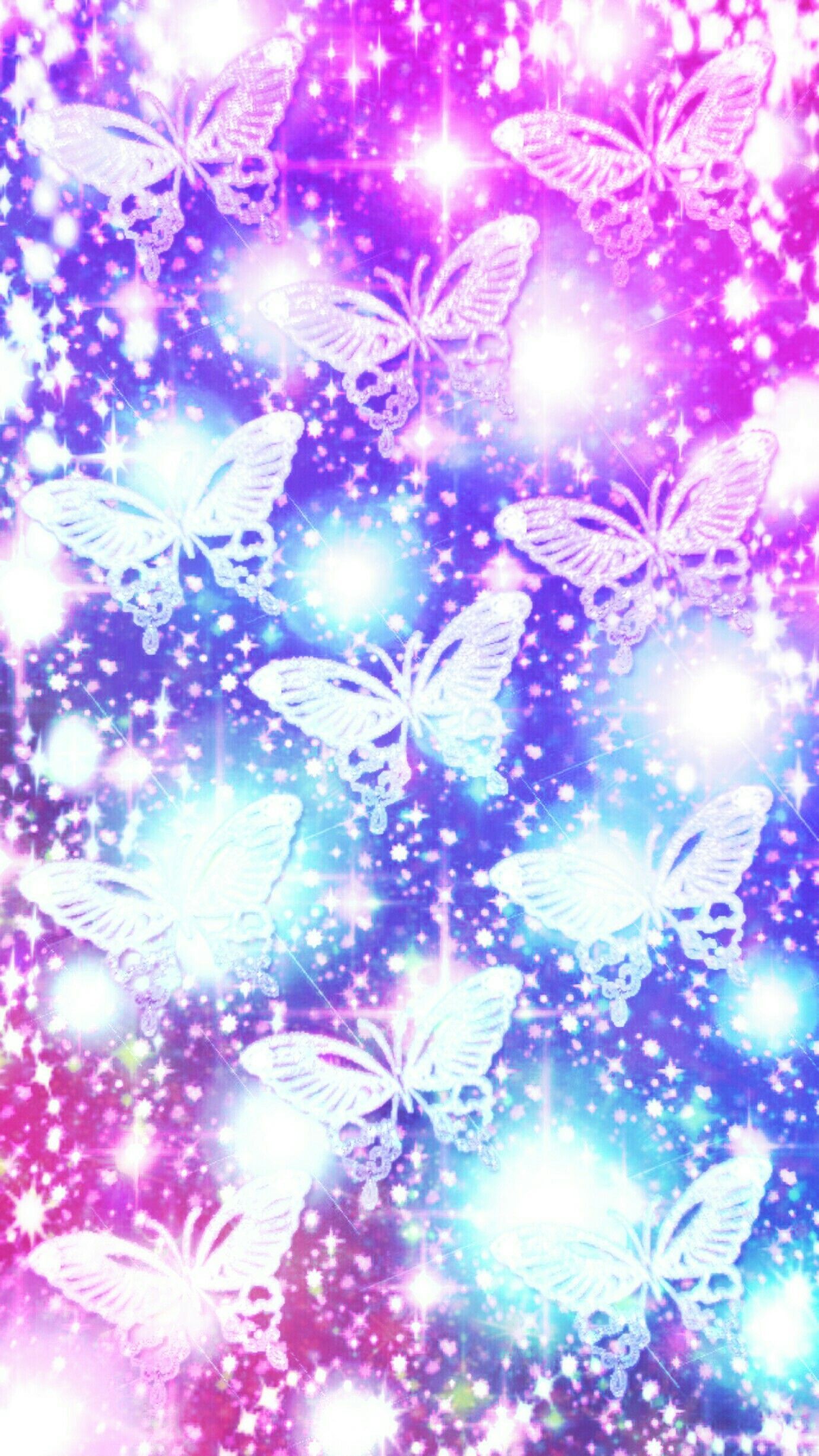 Pink And Blue Glitter Wallpapers