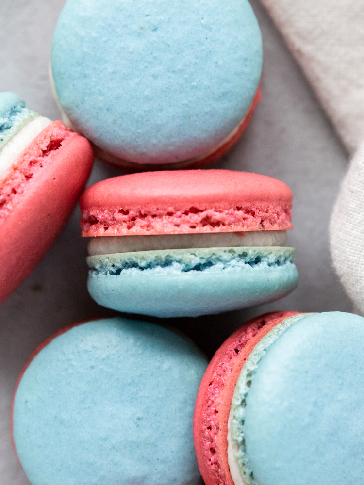 Pink And Blue Macaroon Wallpapers