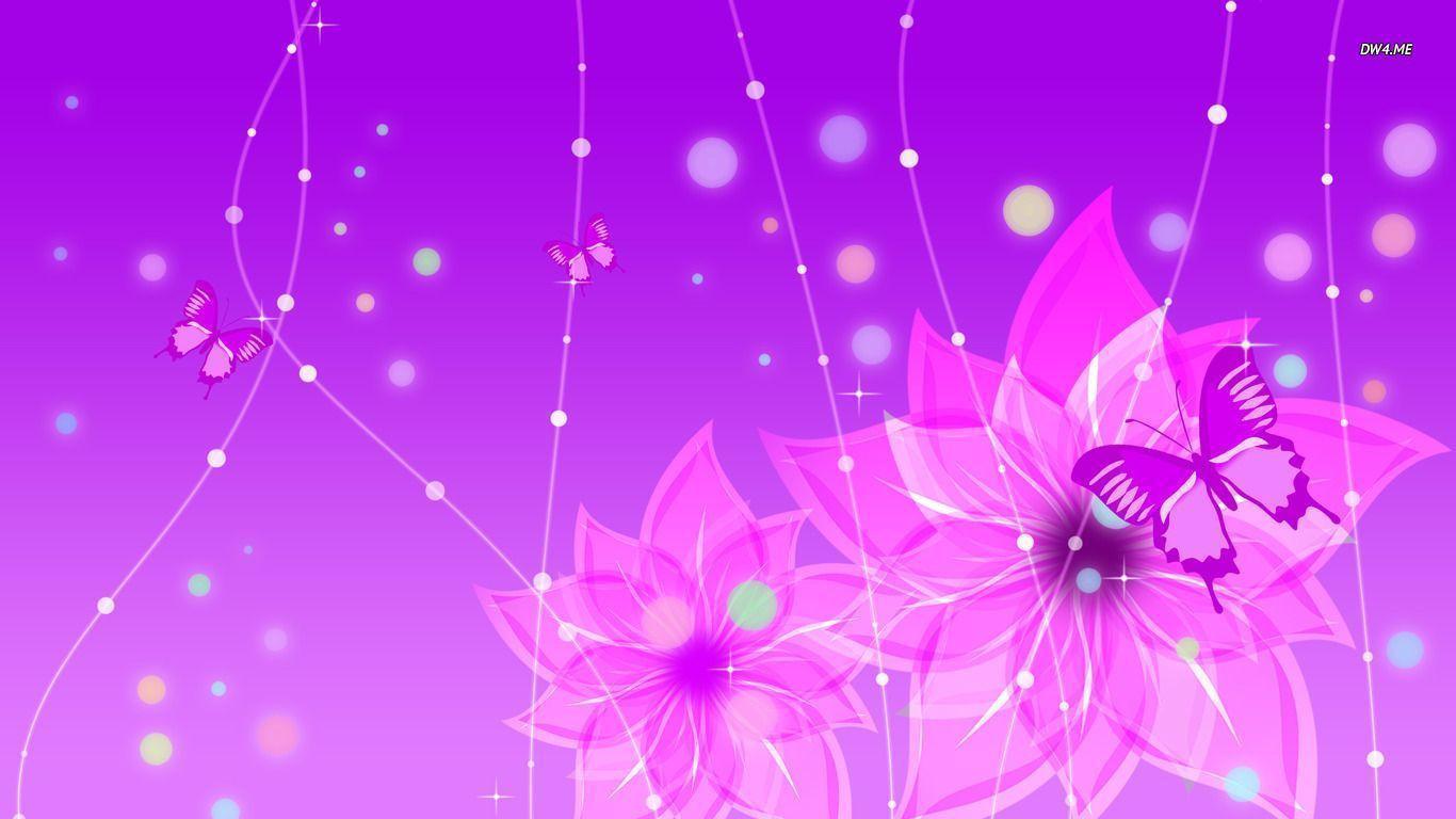 Pink And Purple Flower Wallpapers