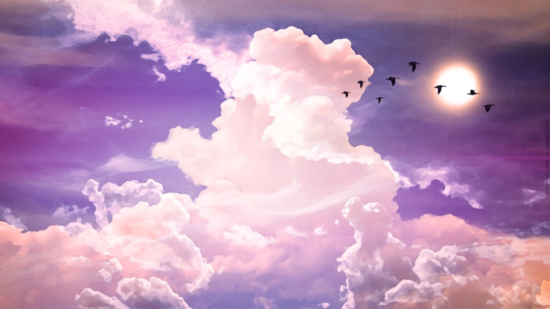 Pink And Purple Sky Wallpapers