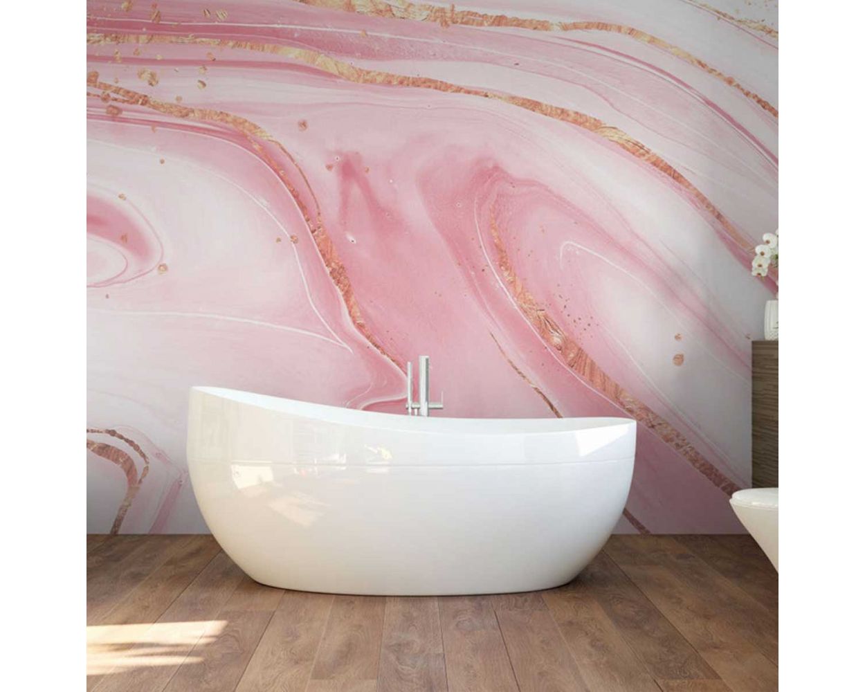 Pink And White Marble Wallpapers