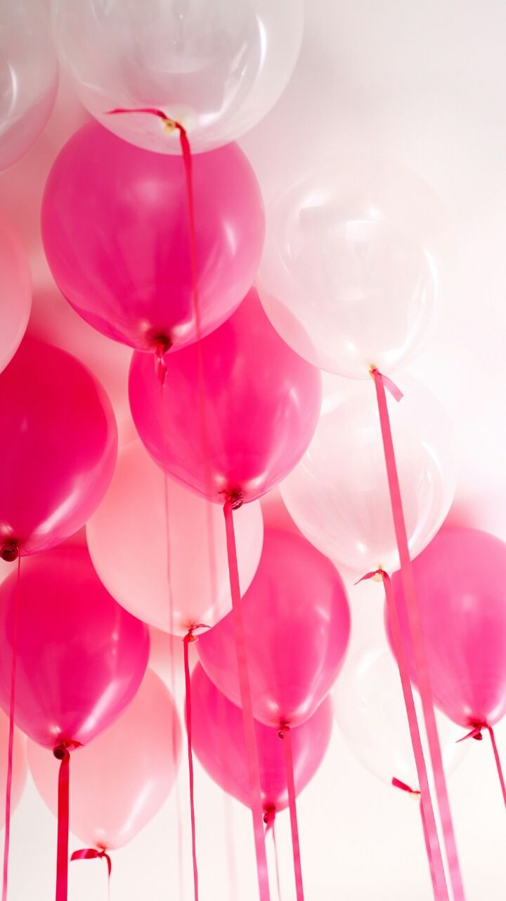 Pink Balloons Wallpapers