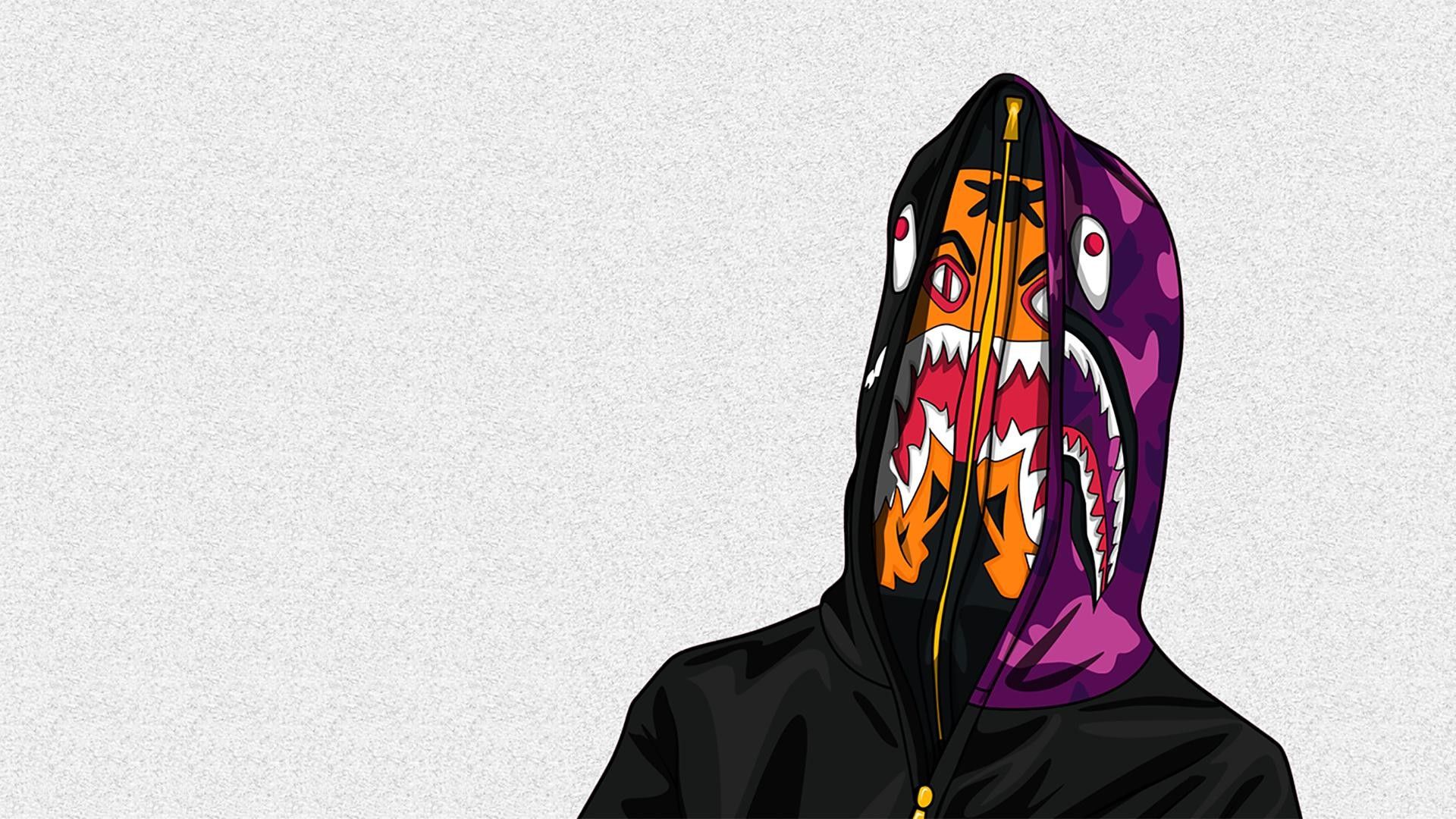 Pink Bape Cartoon Wallpapers