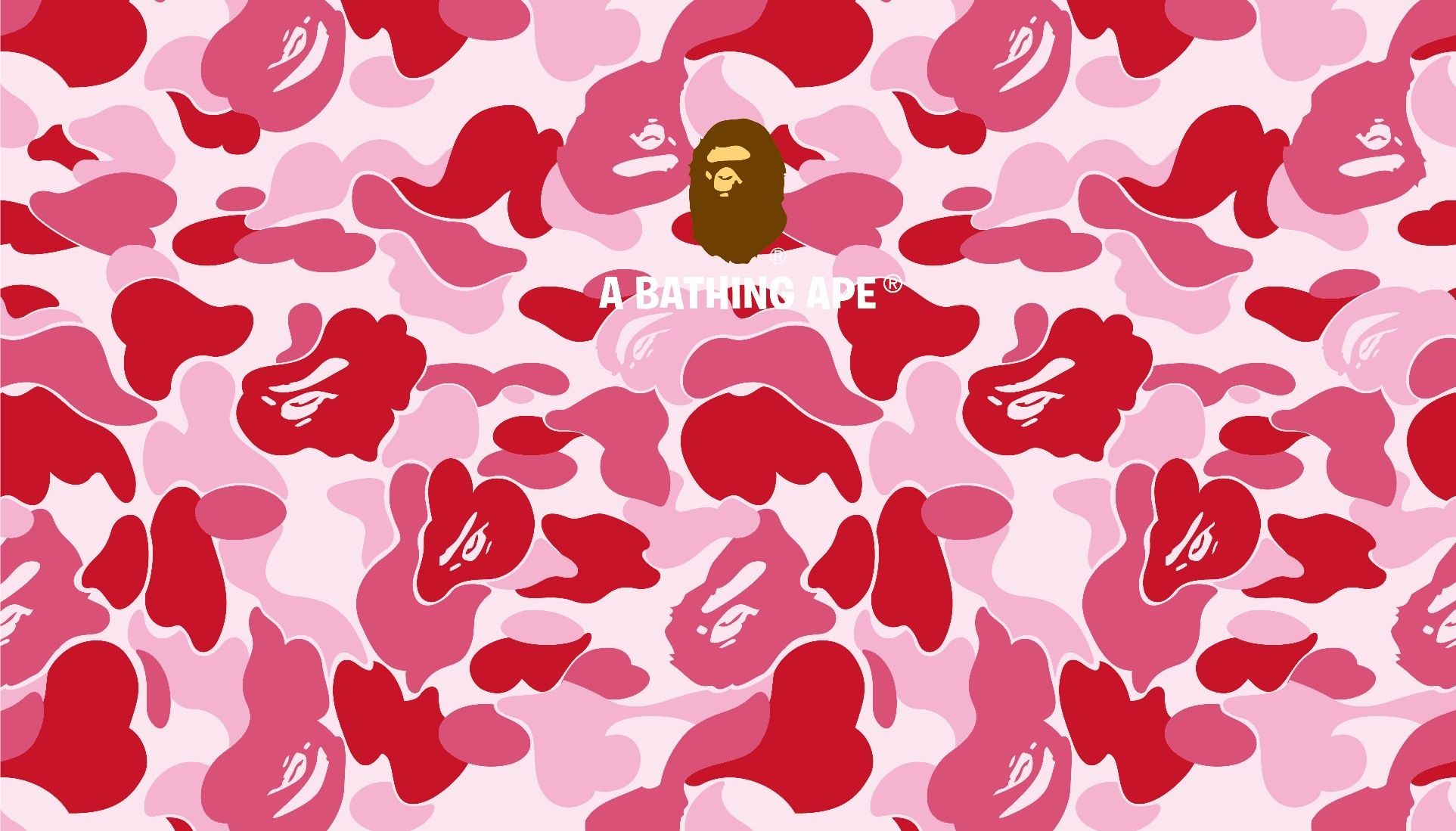 Pink Bape Cartoon Wallpapers