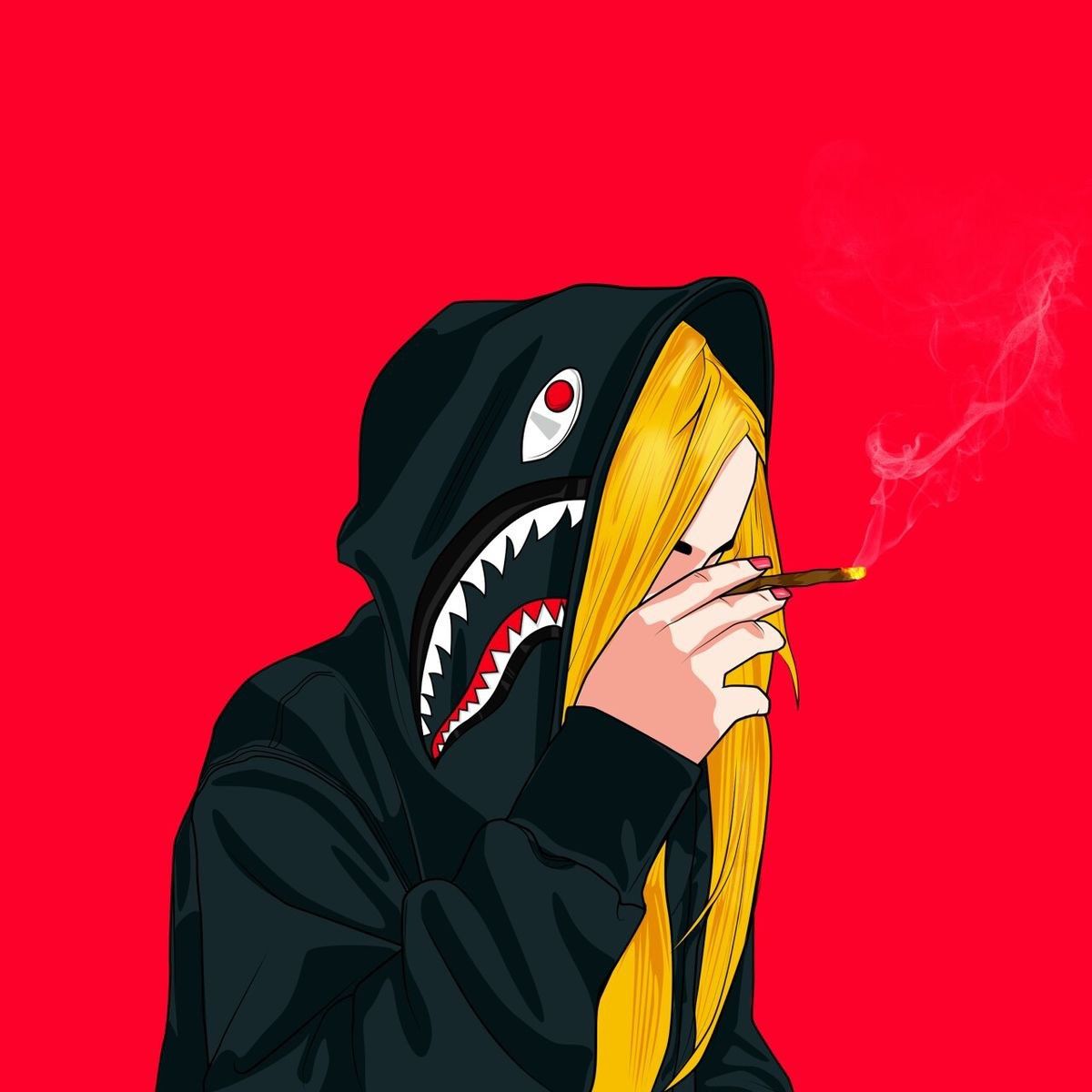 Pink Bape Cartoon Wallpapers