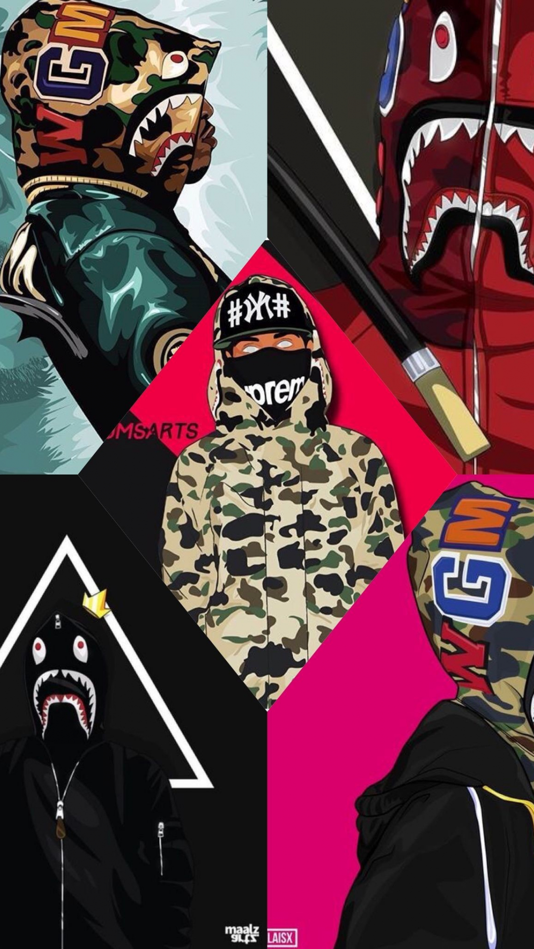 Pink Bape Hoodie Wallpapers