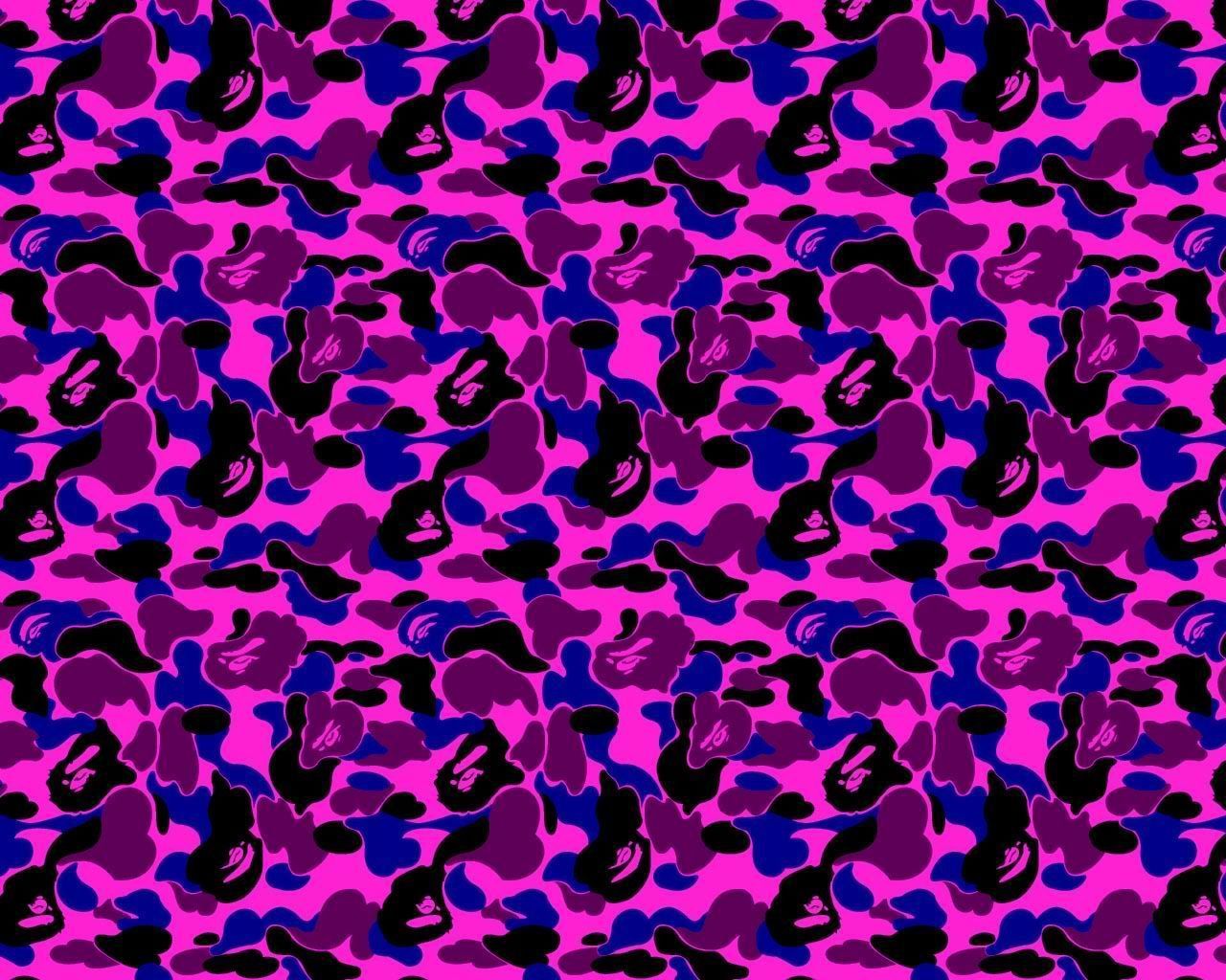 Pink Bape Laptop Wallpapers