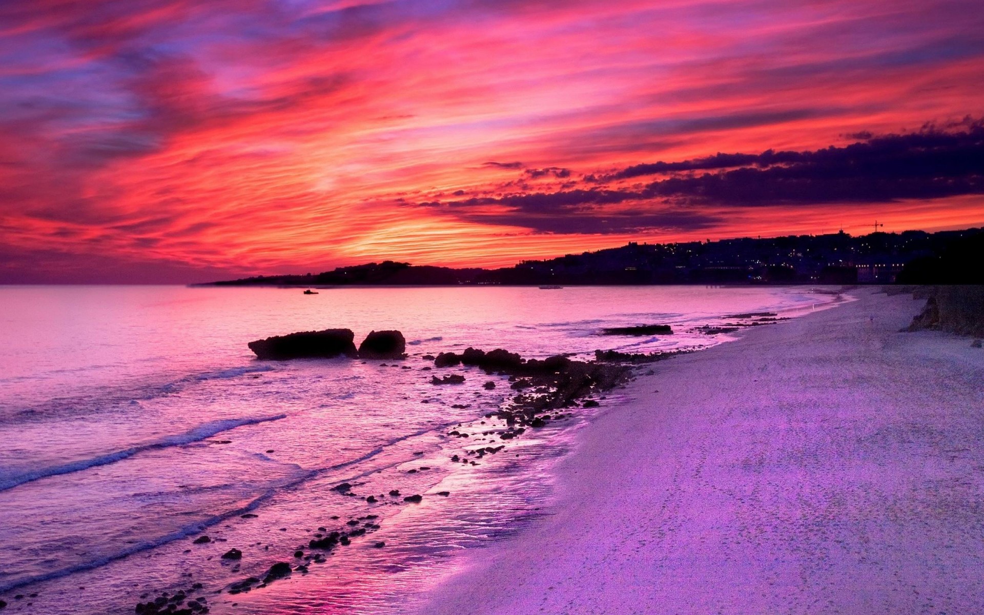 Pink Beach Wallpapers