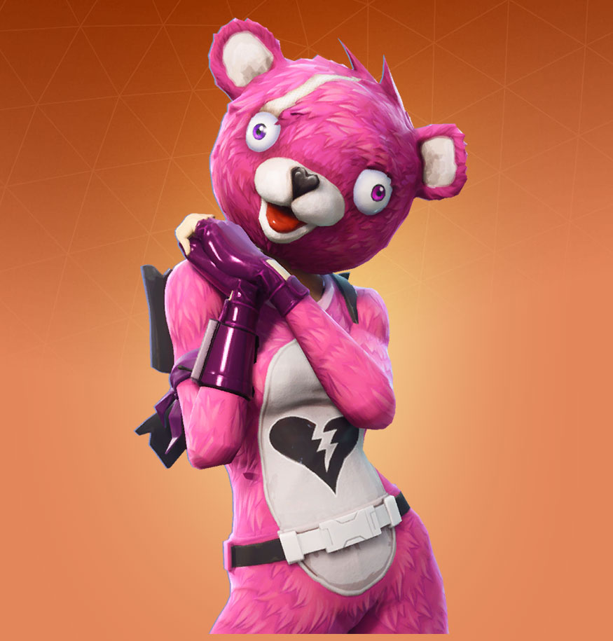 Pink Bear Fortnite Wallpapers