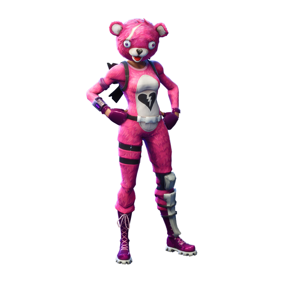 Pink Bear Fortnite Wallpapers