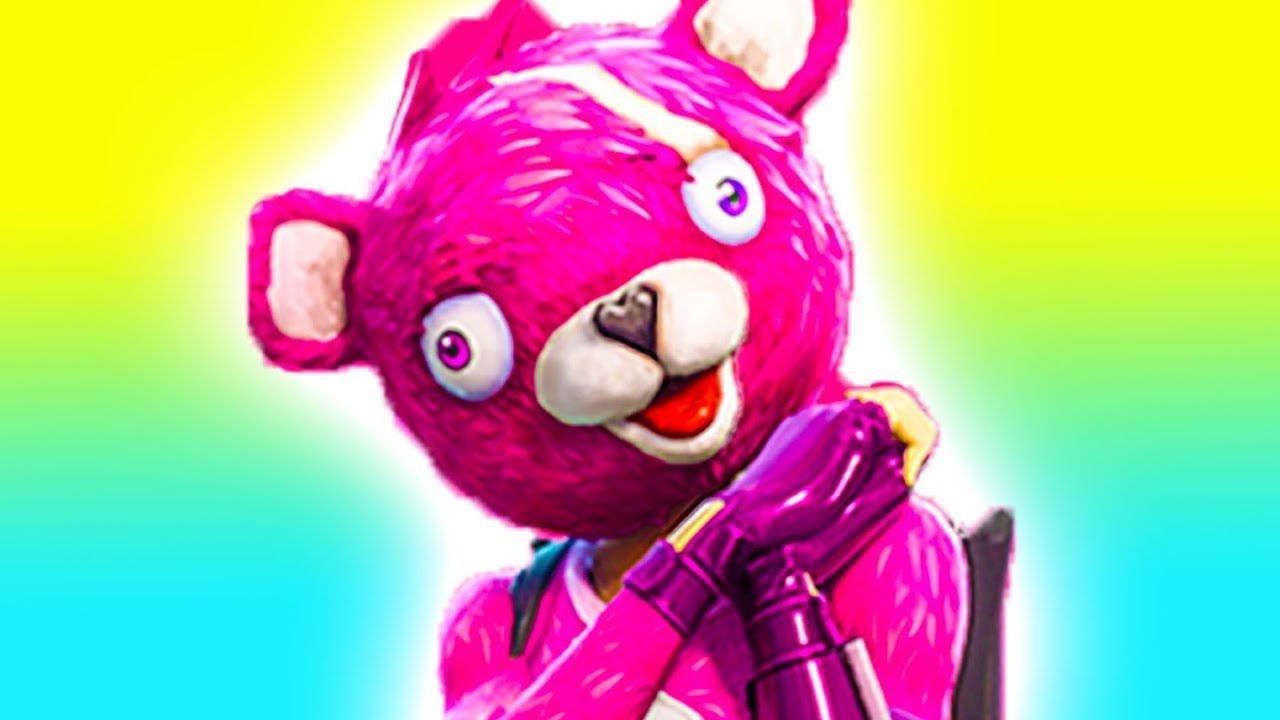 Pink Bear Fortnite Wallpapers