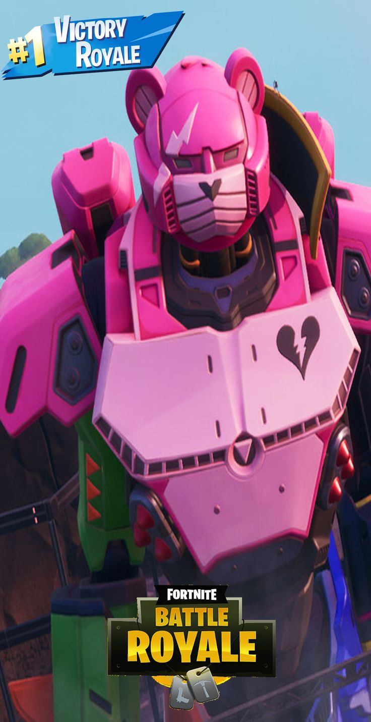 Pink Bear Fortnite Wallpapers