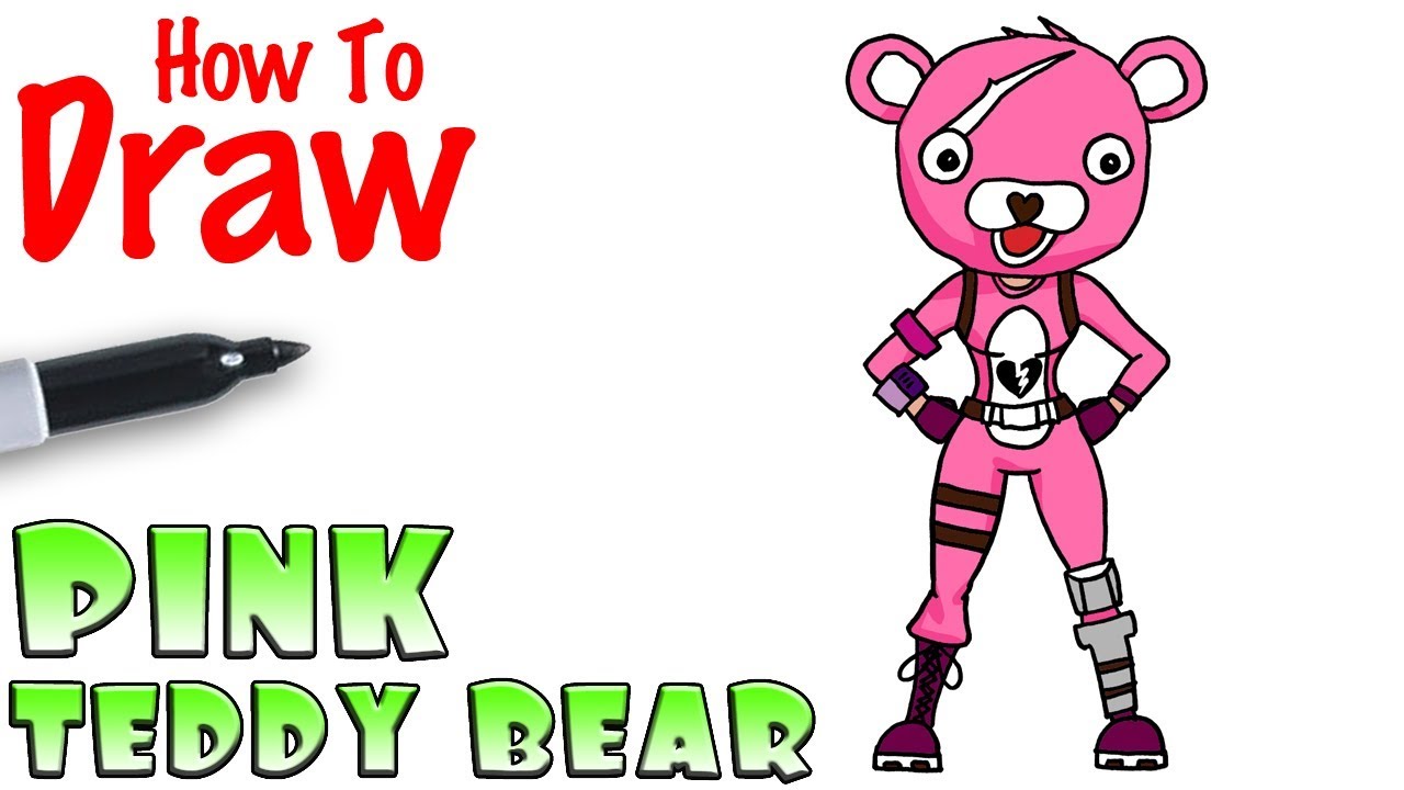 Pink Bear Fortnite Wallpapers