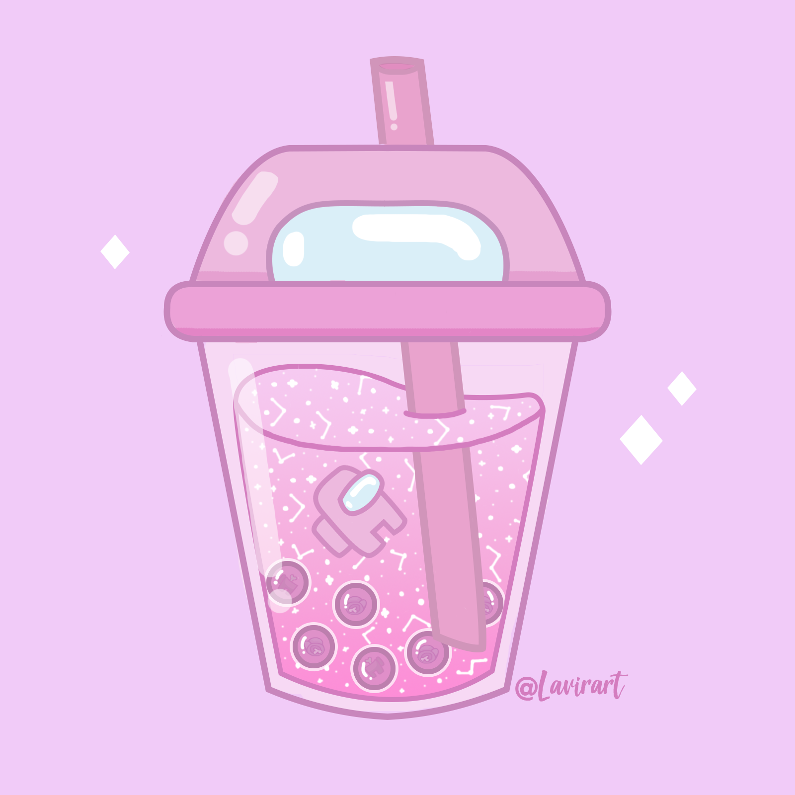 Pink Boba Wallpapers