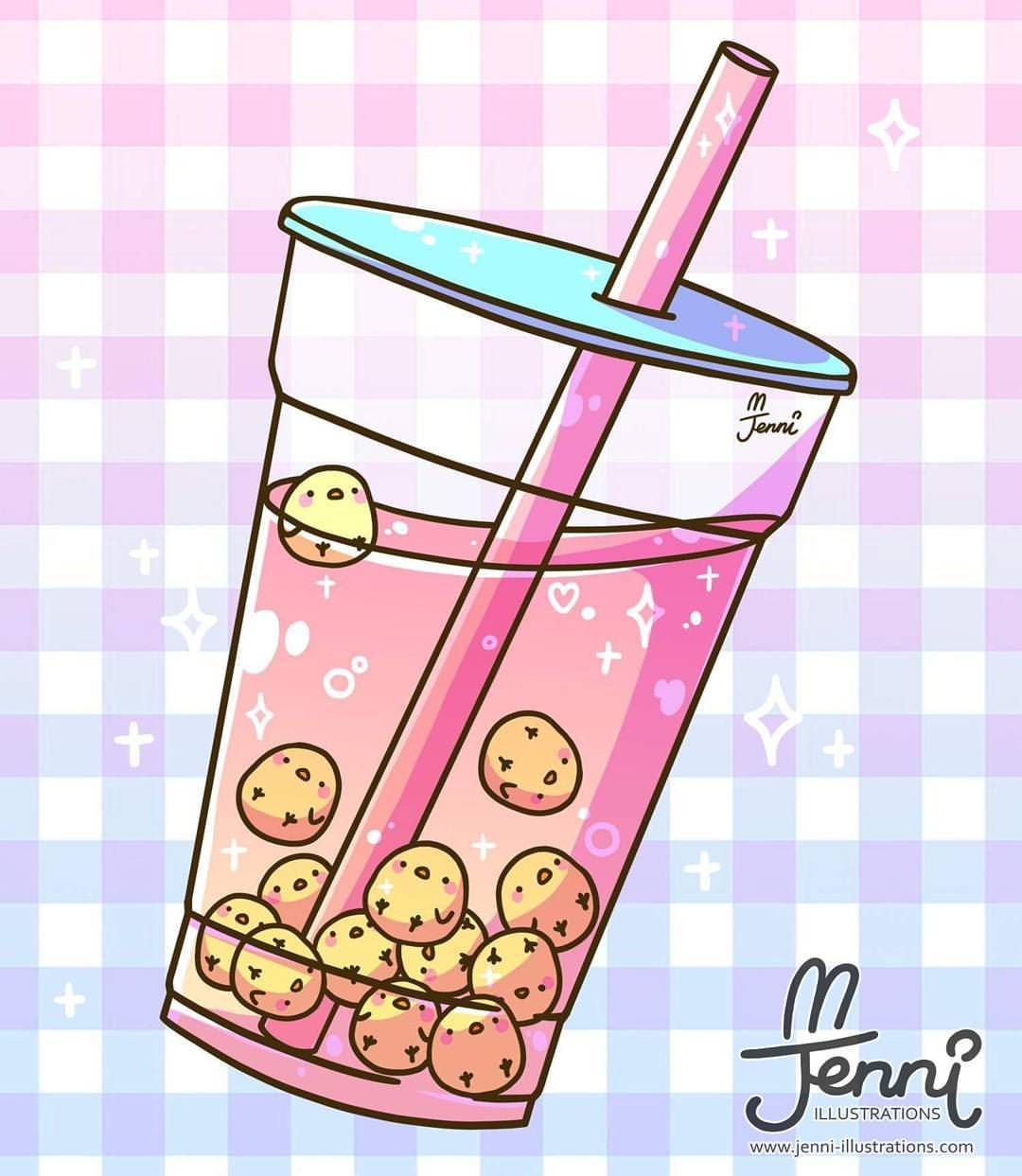 Pink Boba Wallpapers