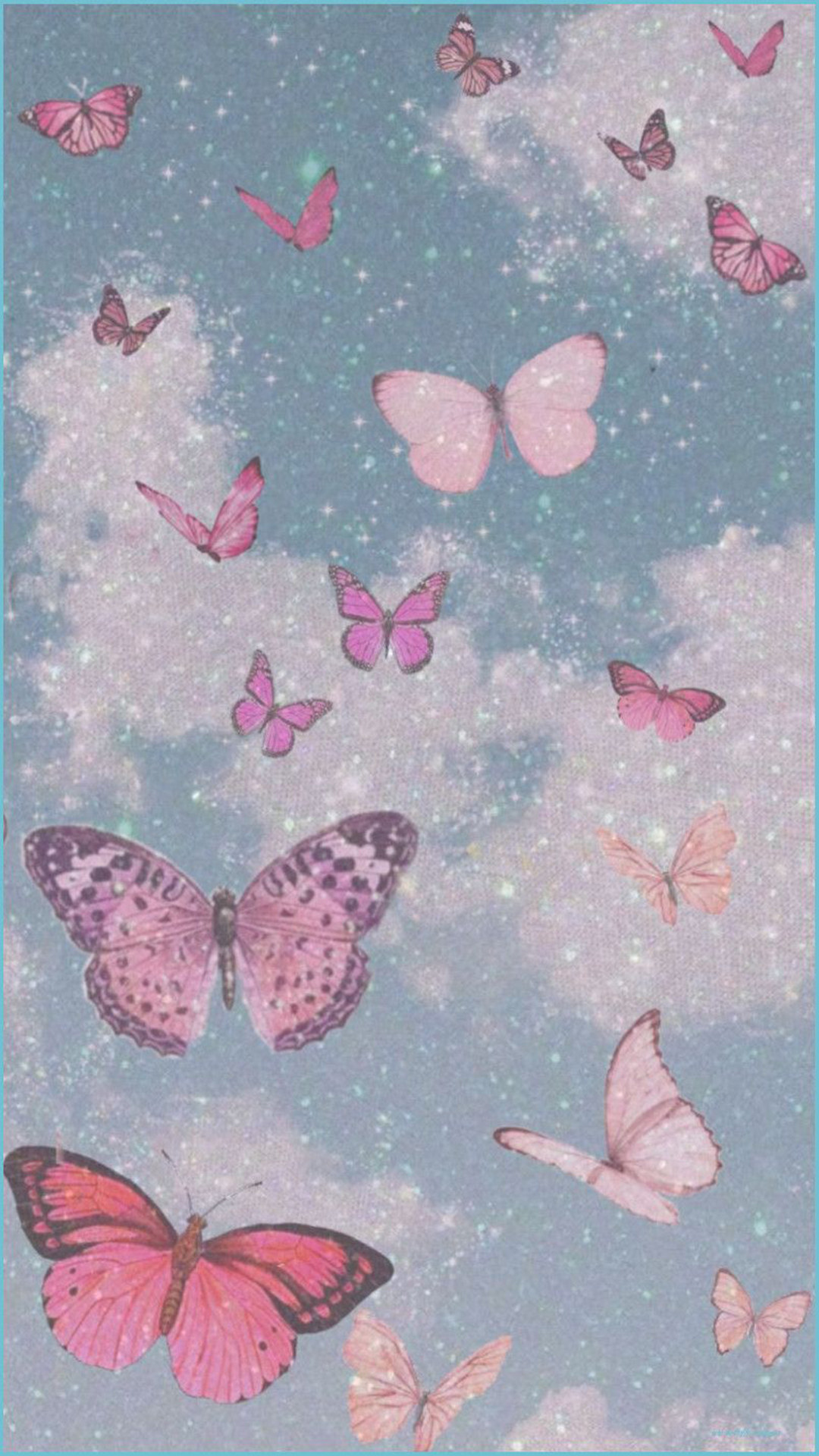 Pink Butterfly Aesthetic Wallpapers