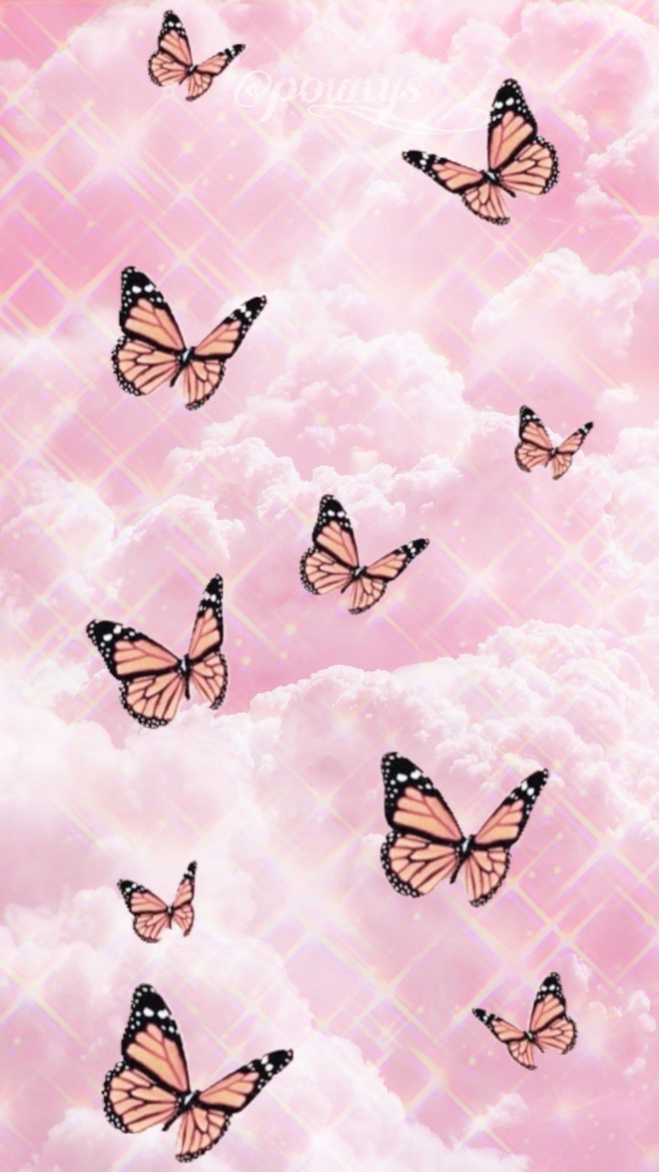 Pink Butterfly Aesthetic Wallpapers