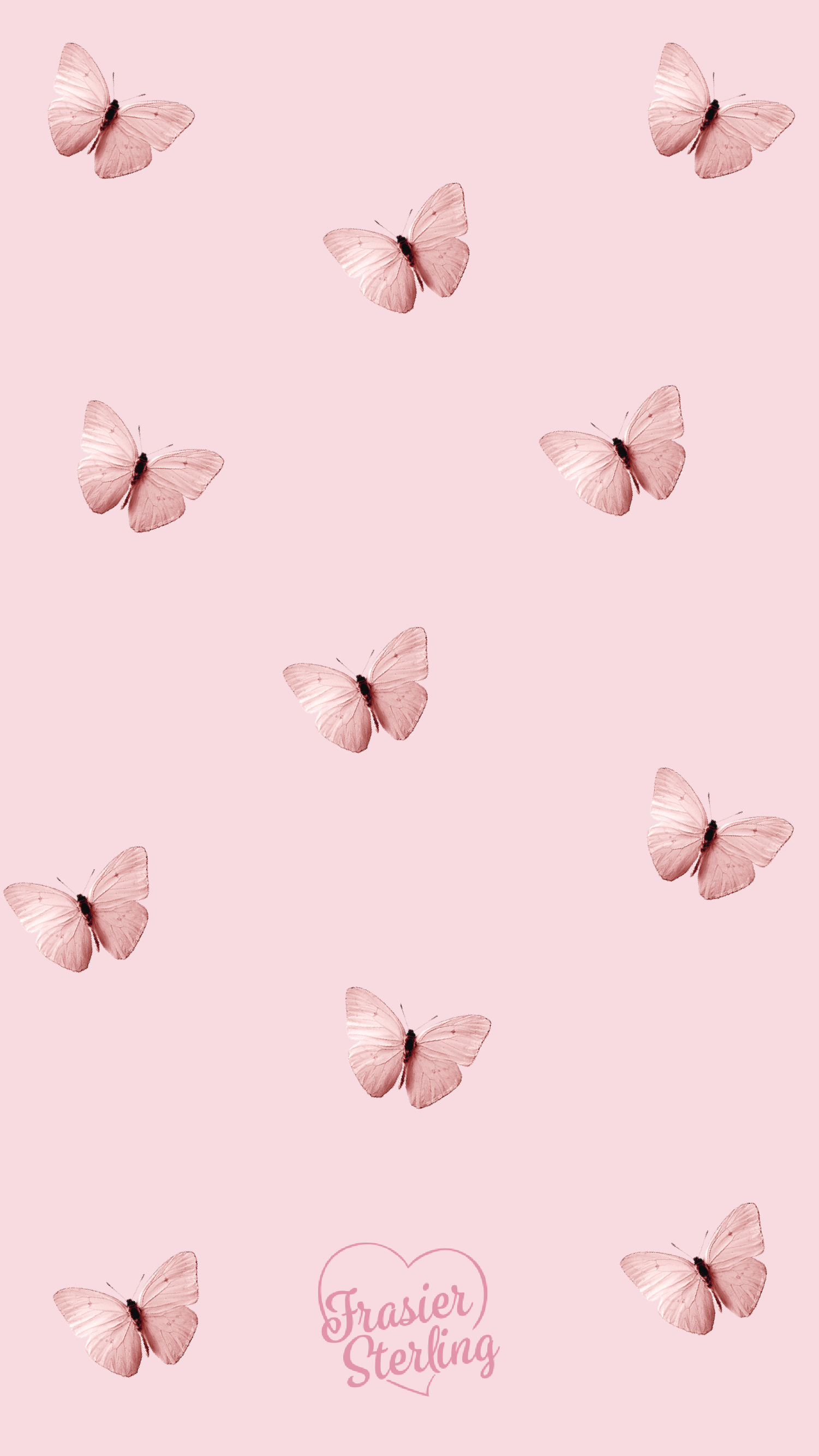 Pink Butterfly Aesthetic Wallpapers