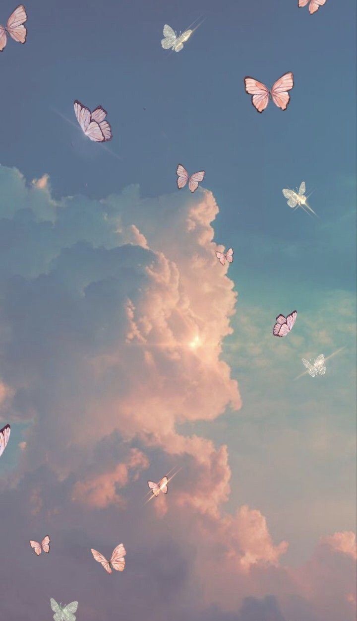 Pink Butterfly Aesthetic Wallpapers