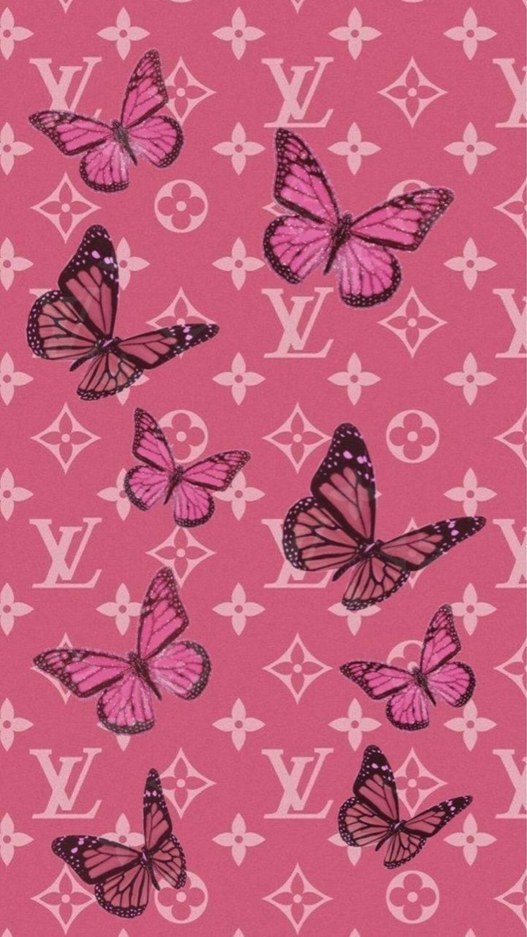 Pink Butterfly Phone Wallpapers