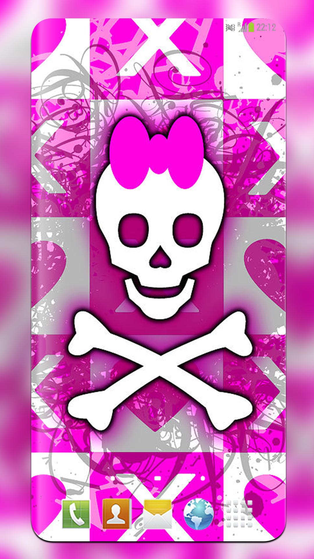 Pink Camo Skull Wallpapers