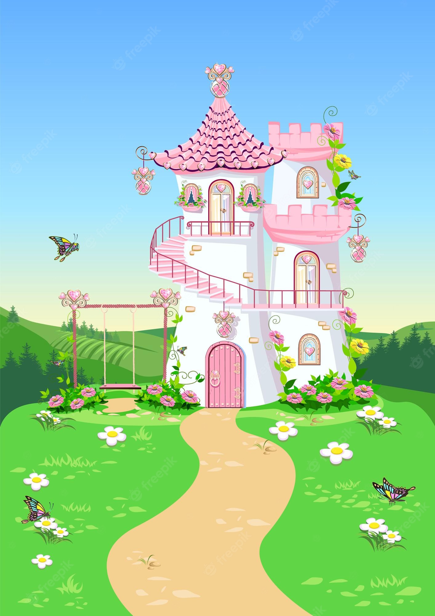 Pink Castle Wallpapers