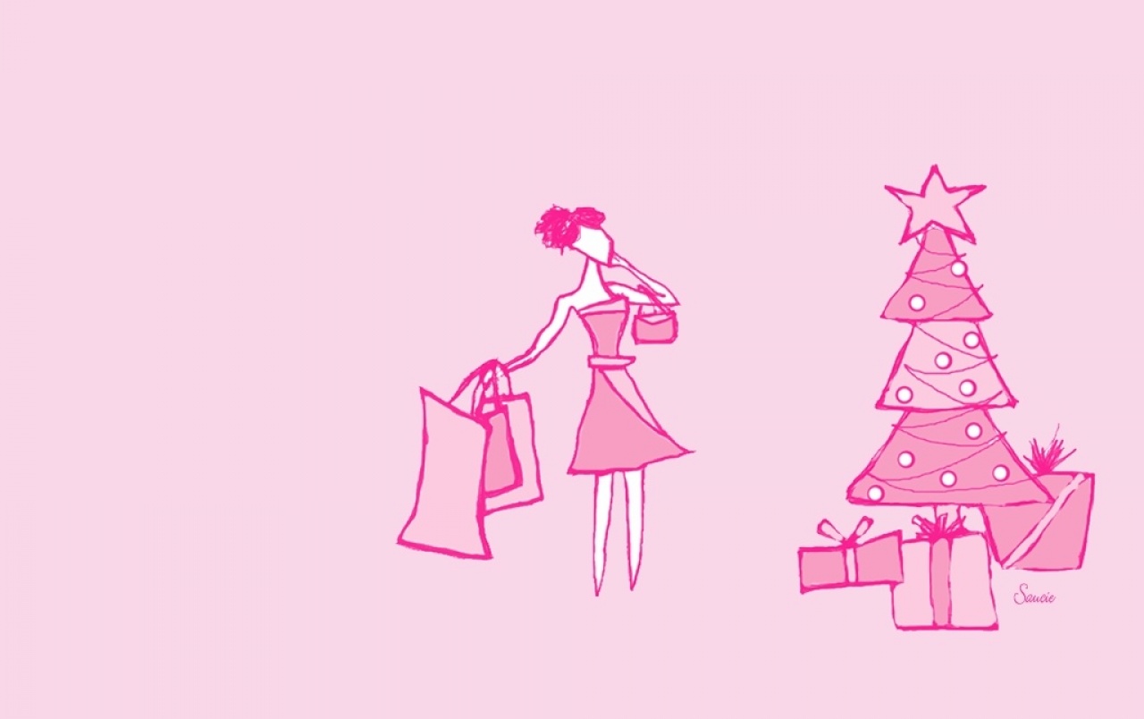 Pink Christmas Wallpapers