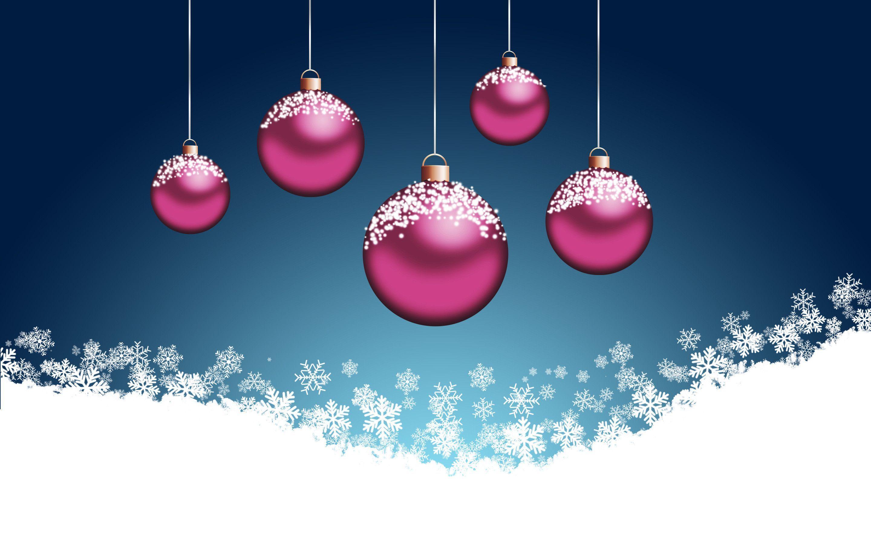 Pink Christmas Wallpapers