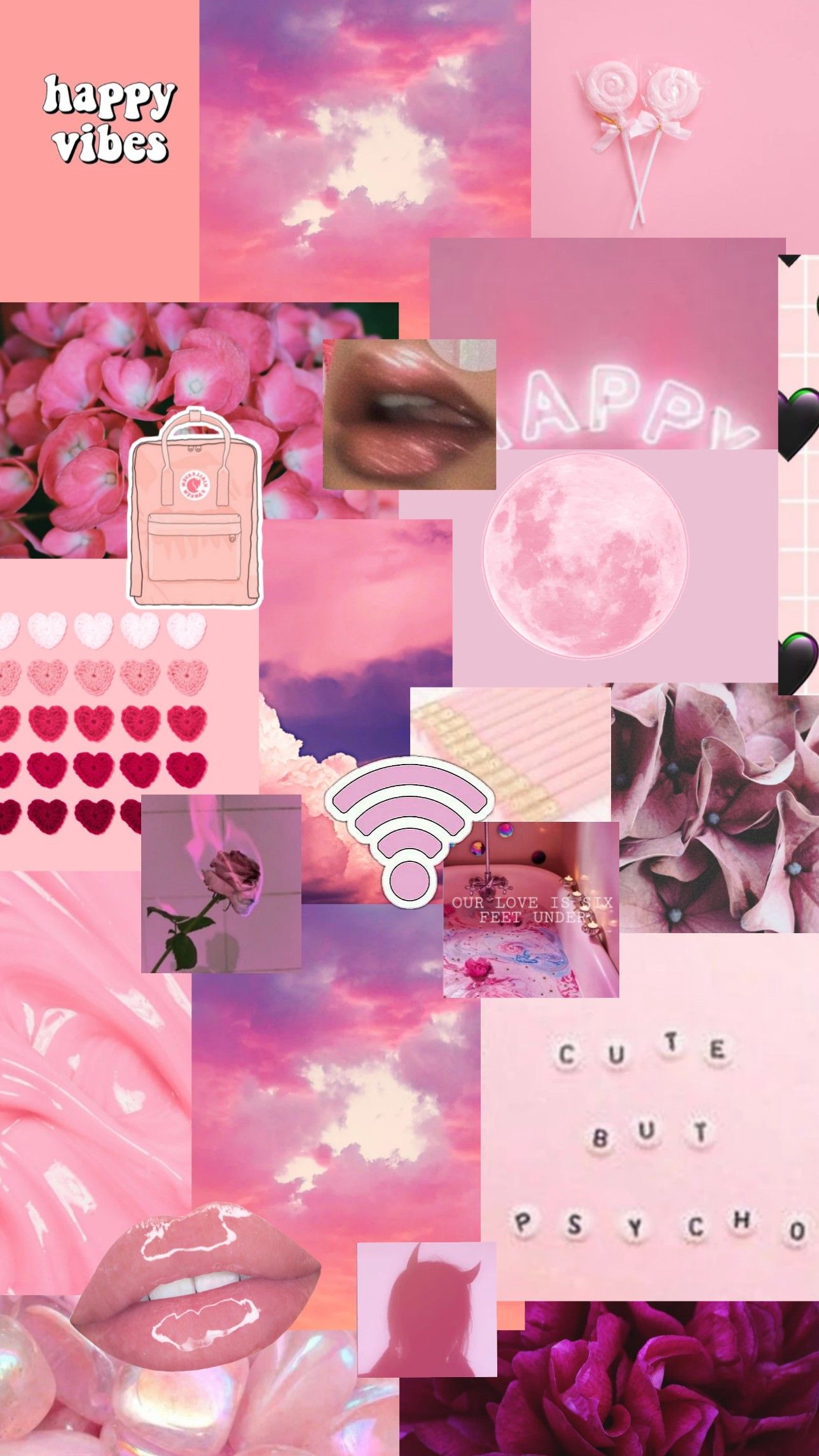 Pink Collage Wallpapers