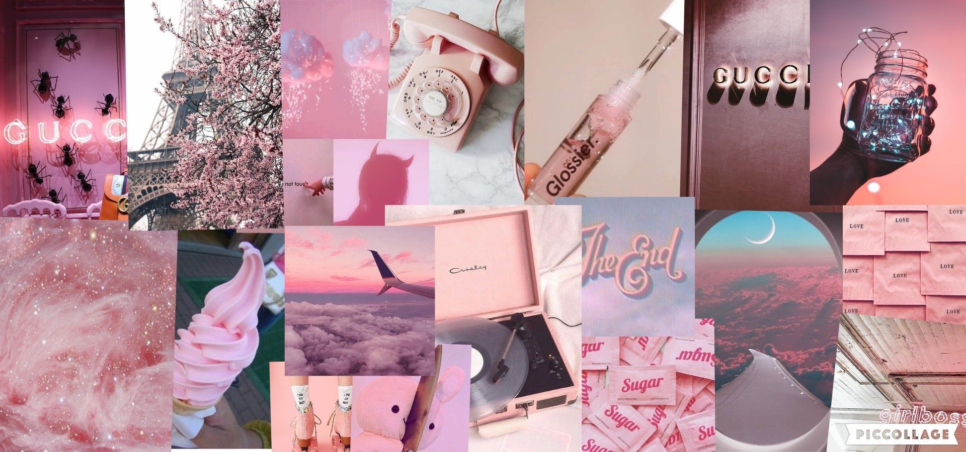 Pink Collage Wallpapers