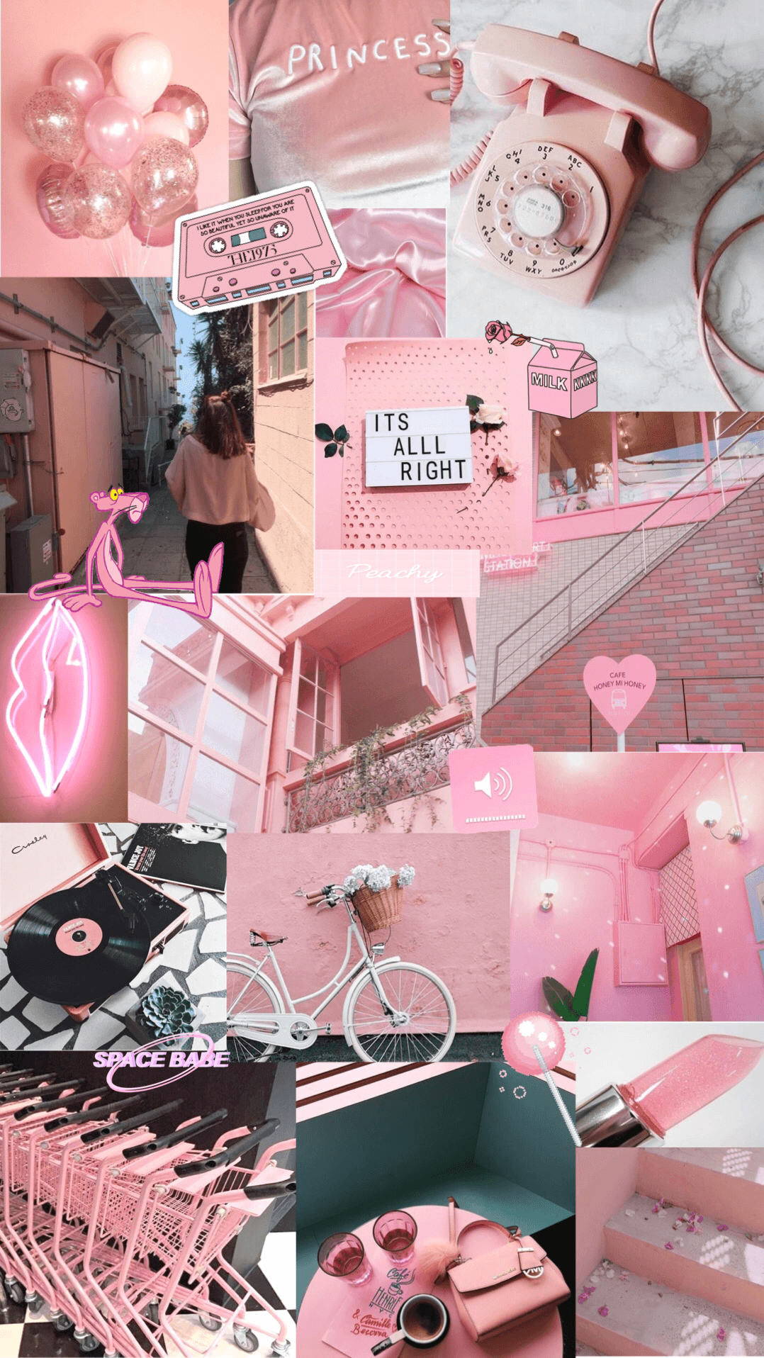 Pink Collage Wallpapers