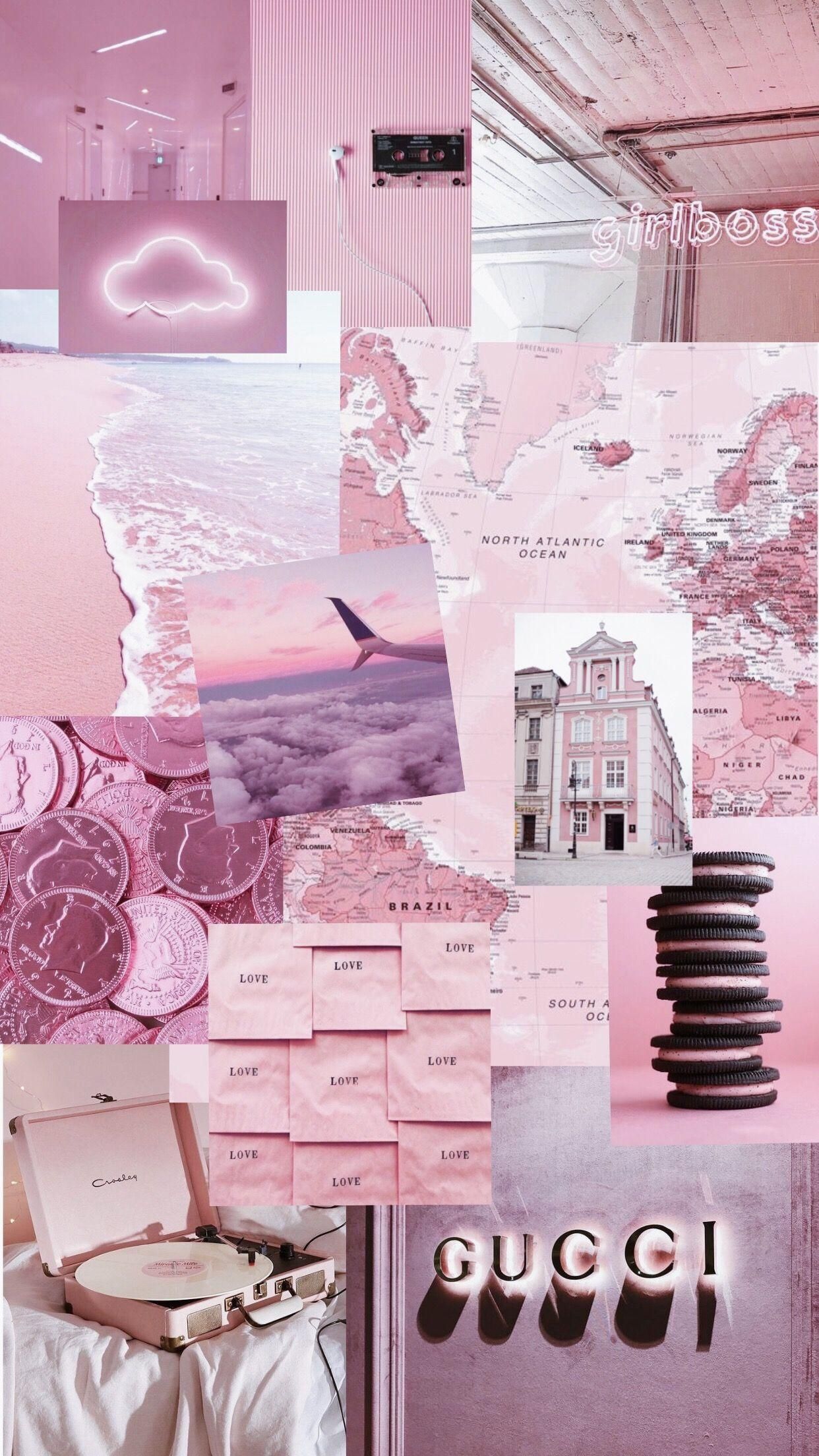 Pink Collage Wallpapers