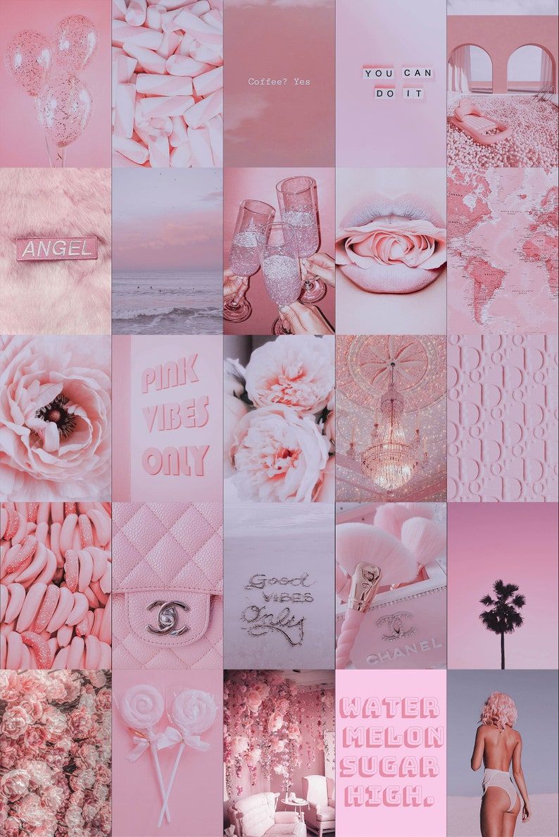 Pink Collage Wallpapers