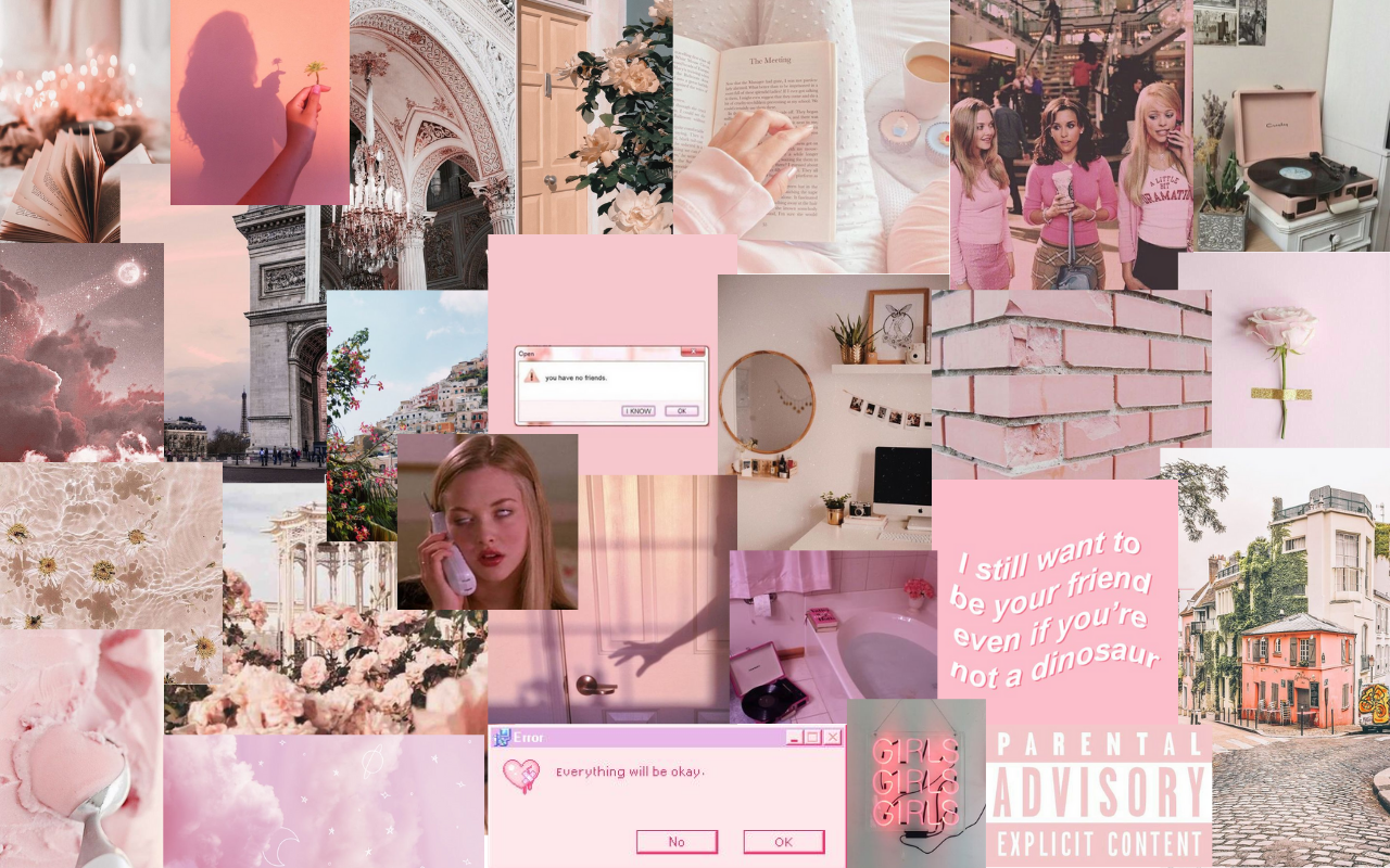 Pink Collage Wallpapers