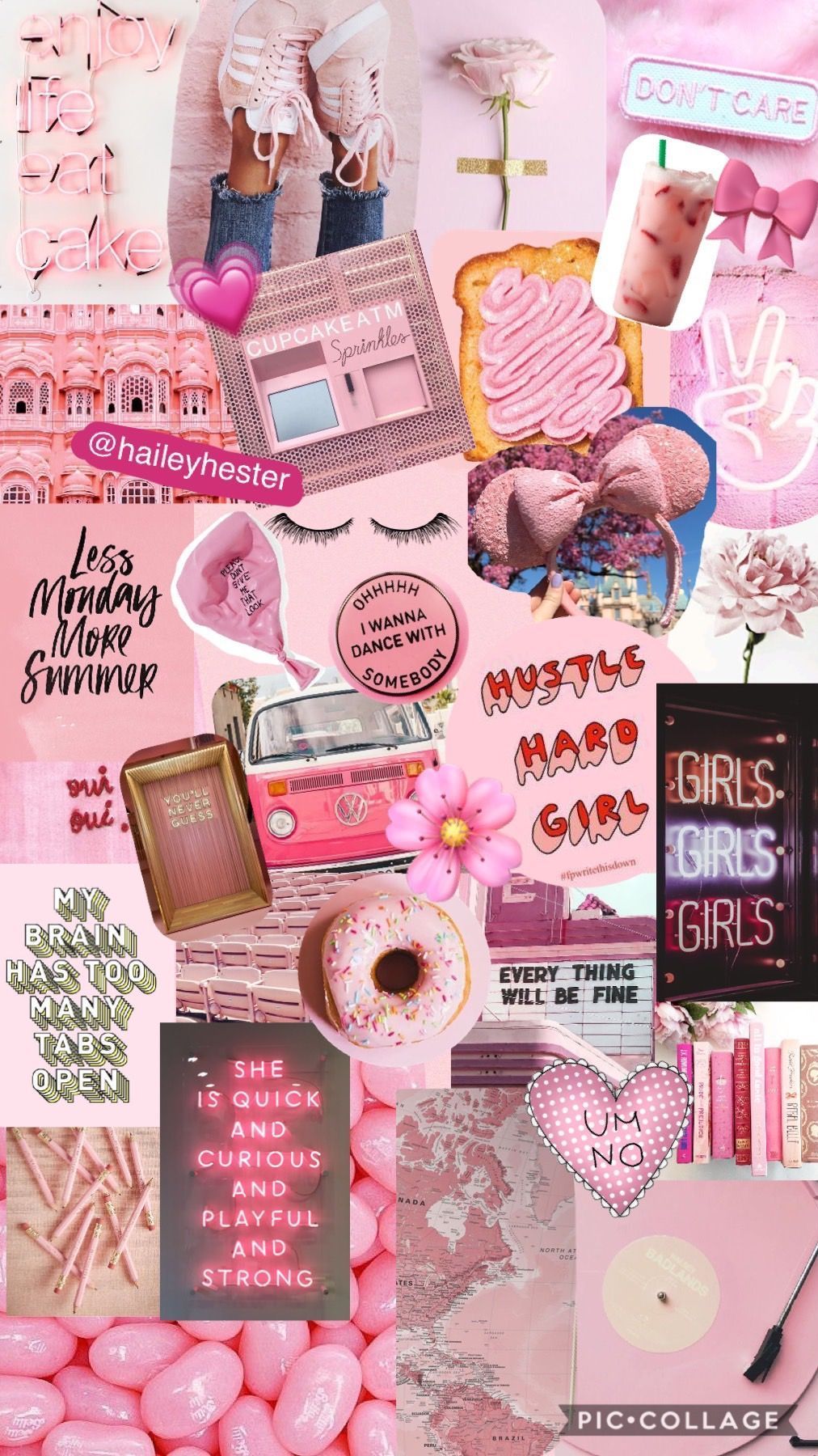 Pink Collage Wallpapers